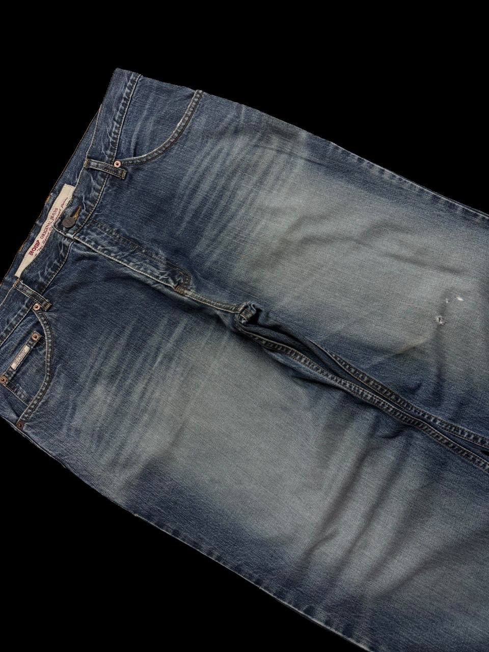 Japanese Brand WAIST-37 BAGGY Japanese Insane Mudwash Distressed Denim Jean Size US 37 - 6 Thumbnail