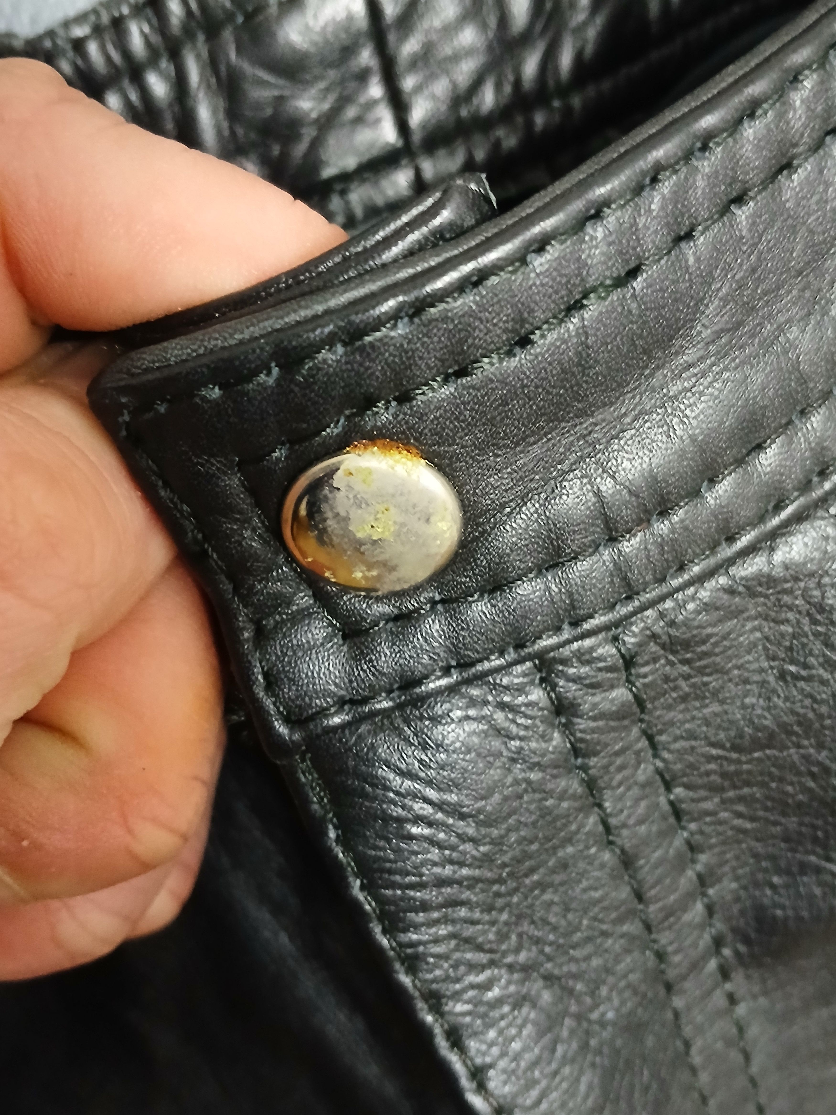 Leather × Vintage Vintage Leather Pants Size US 32 / EU 48 - 15 Thumbnail