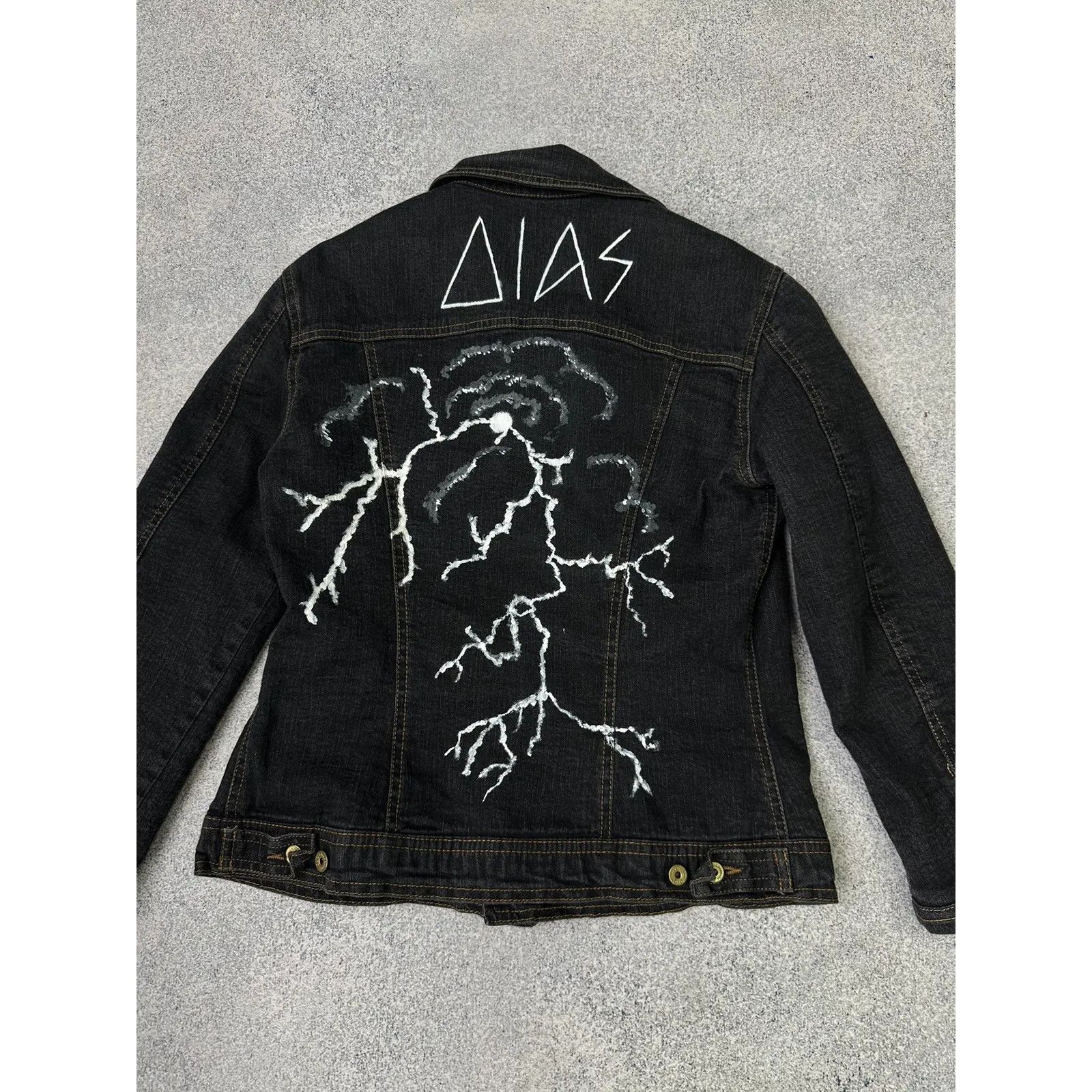 Dolce & Gabbana VTG Dolce&Gabbana HandPrinted Woman Denim Jacket Size S / US 4 / IT 40 - 3 Thumbnail