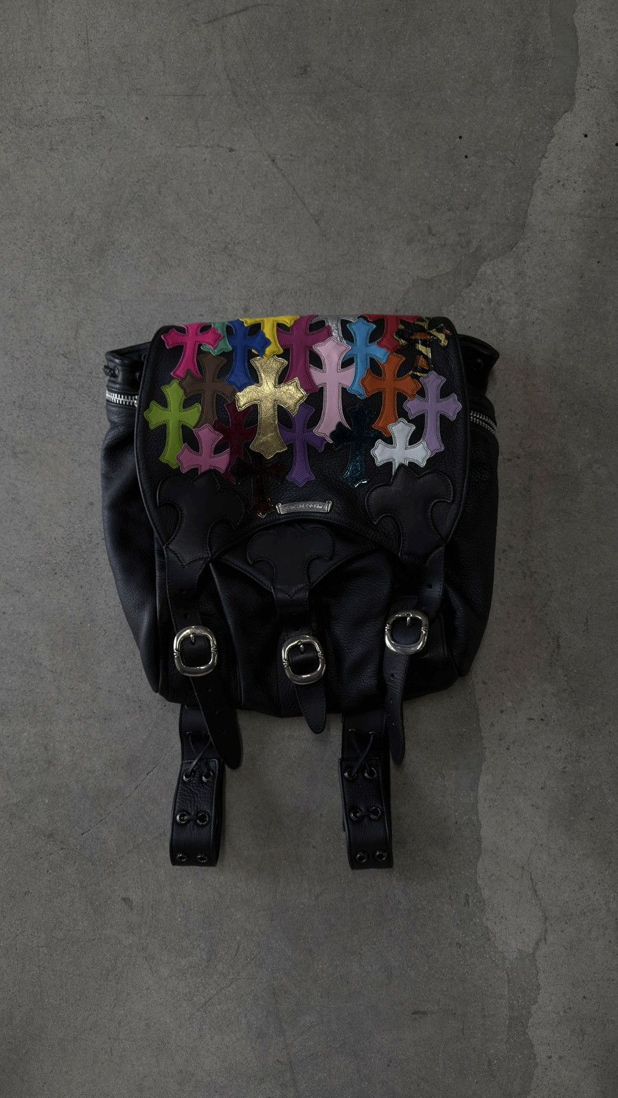 Chrome Hearts SUPER RARE!!!Chrome Hearts Multicolor Cross Patch Backpack Size ONE SIZE - 1 Thumbnail