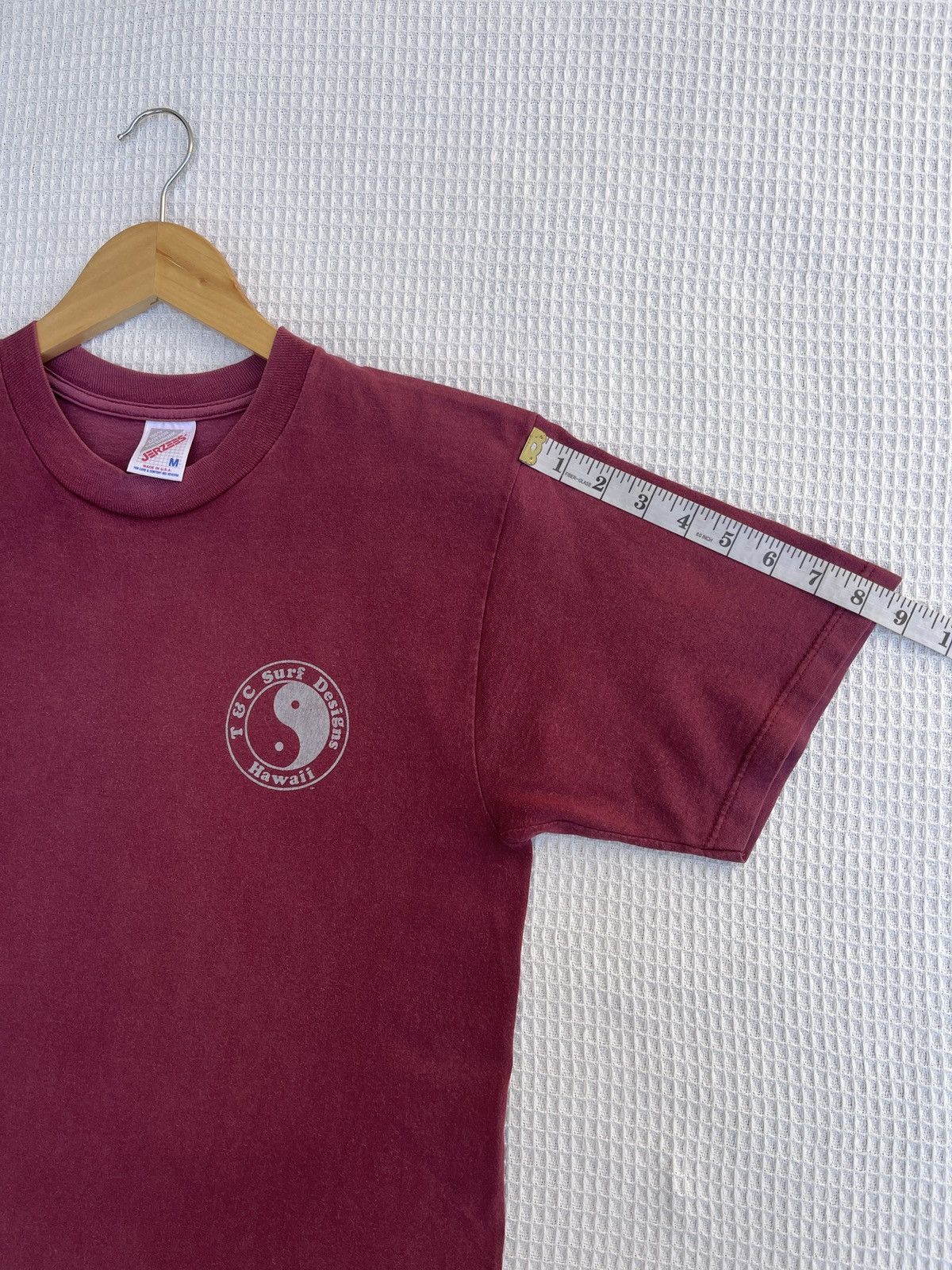 Vintage Last Drop🔥Vtg 90s T&C SURF Design Hawaii Sun Faded T Shirt Size US M / EU 48-50 / 2 - 10 Thumbnail