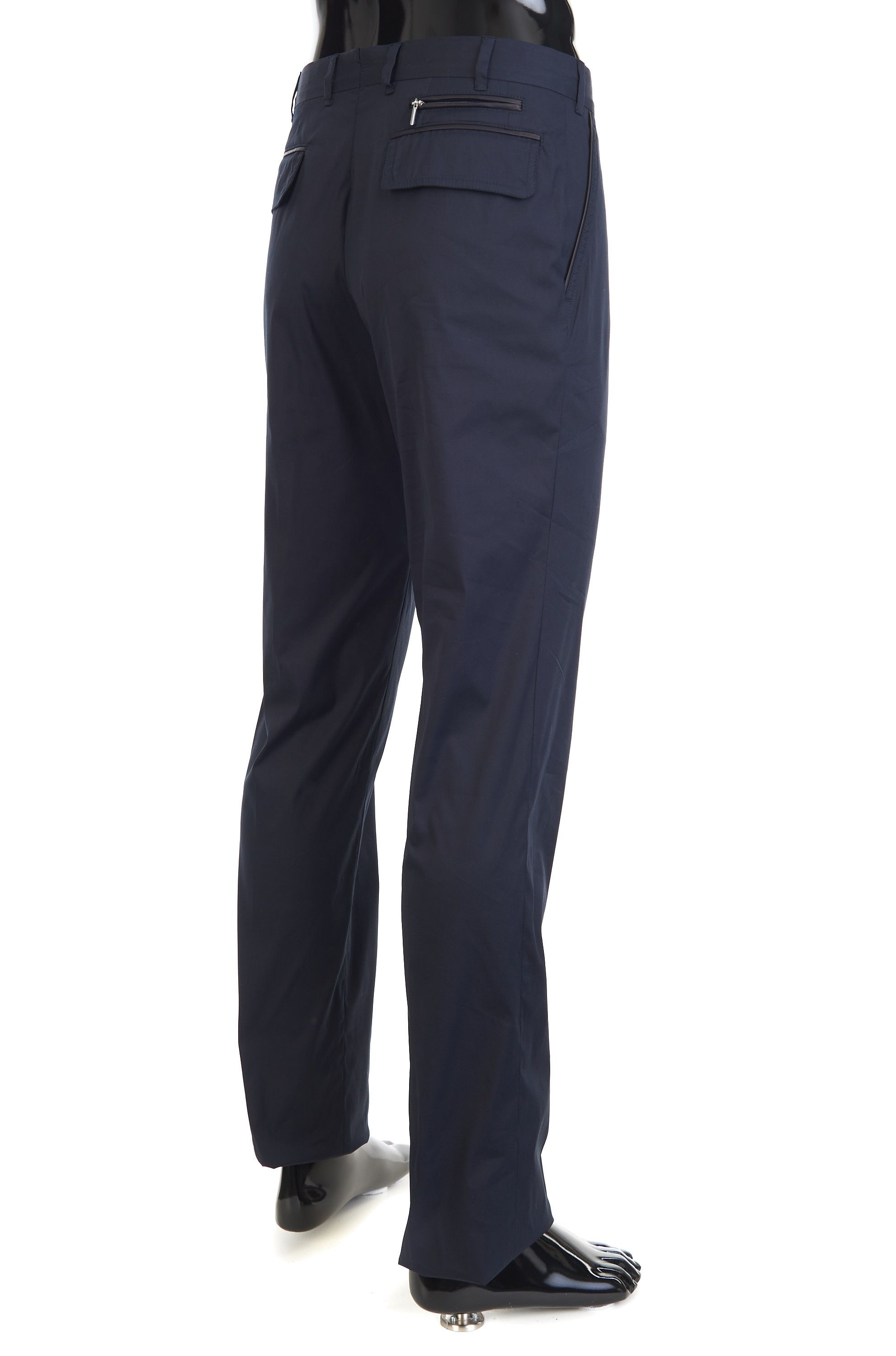 Zilli Dark Navy Classic Chino Trouser Size US 30 / EU 46 - 4 Thumbnail