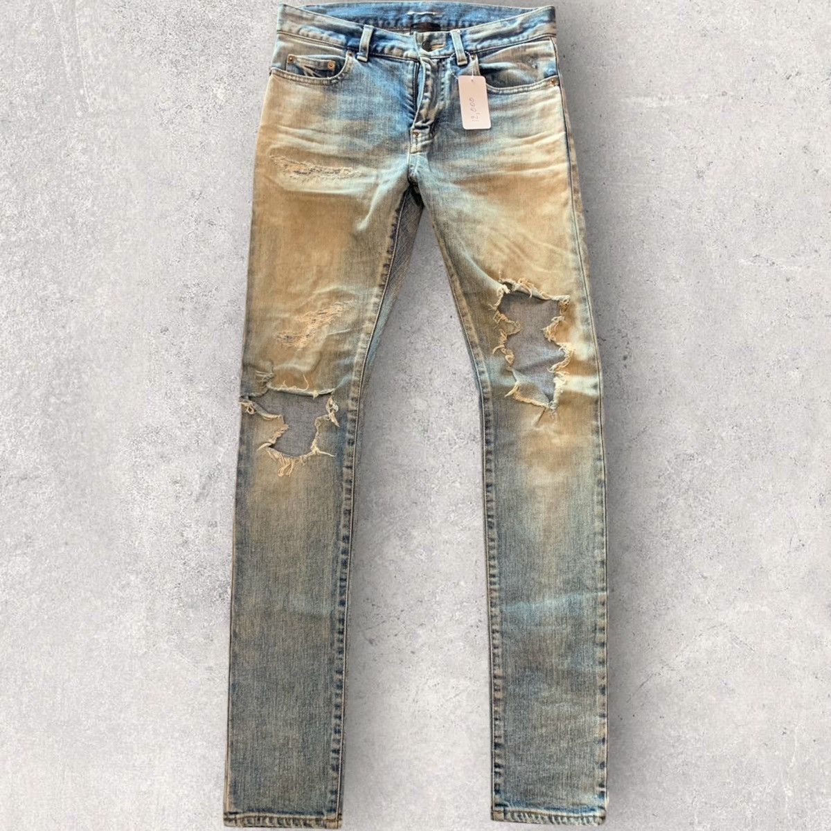Saint Laurent Paris Fall16 Knee Blow By Hedi Slimane Size US 28 / EU 44 - 2 Thumbnail