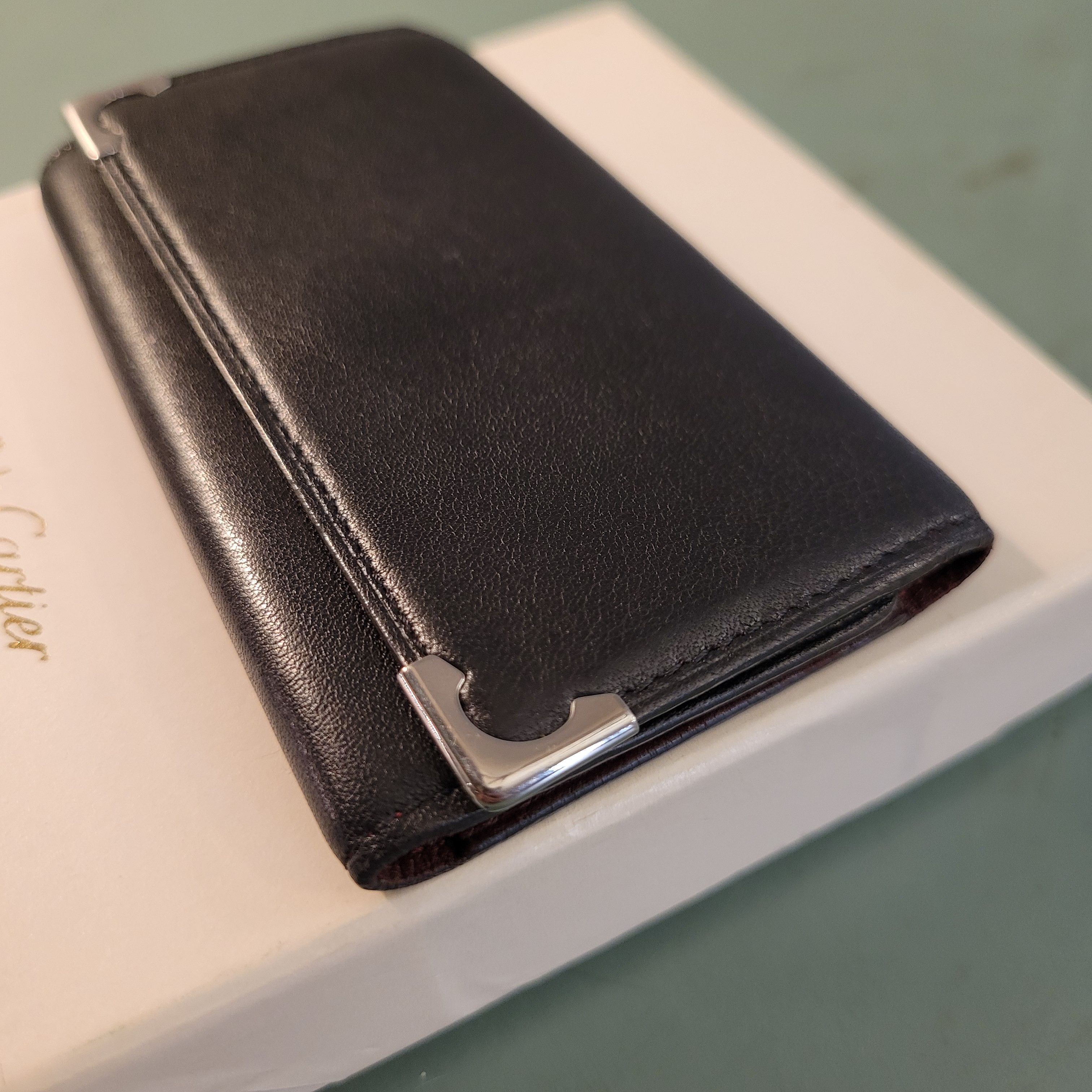 Cartier Cartier Key Case Key Holder Black Red W/ Box Full Inclusion Size ONE SIZE - 5 Thumbnail