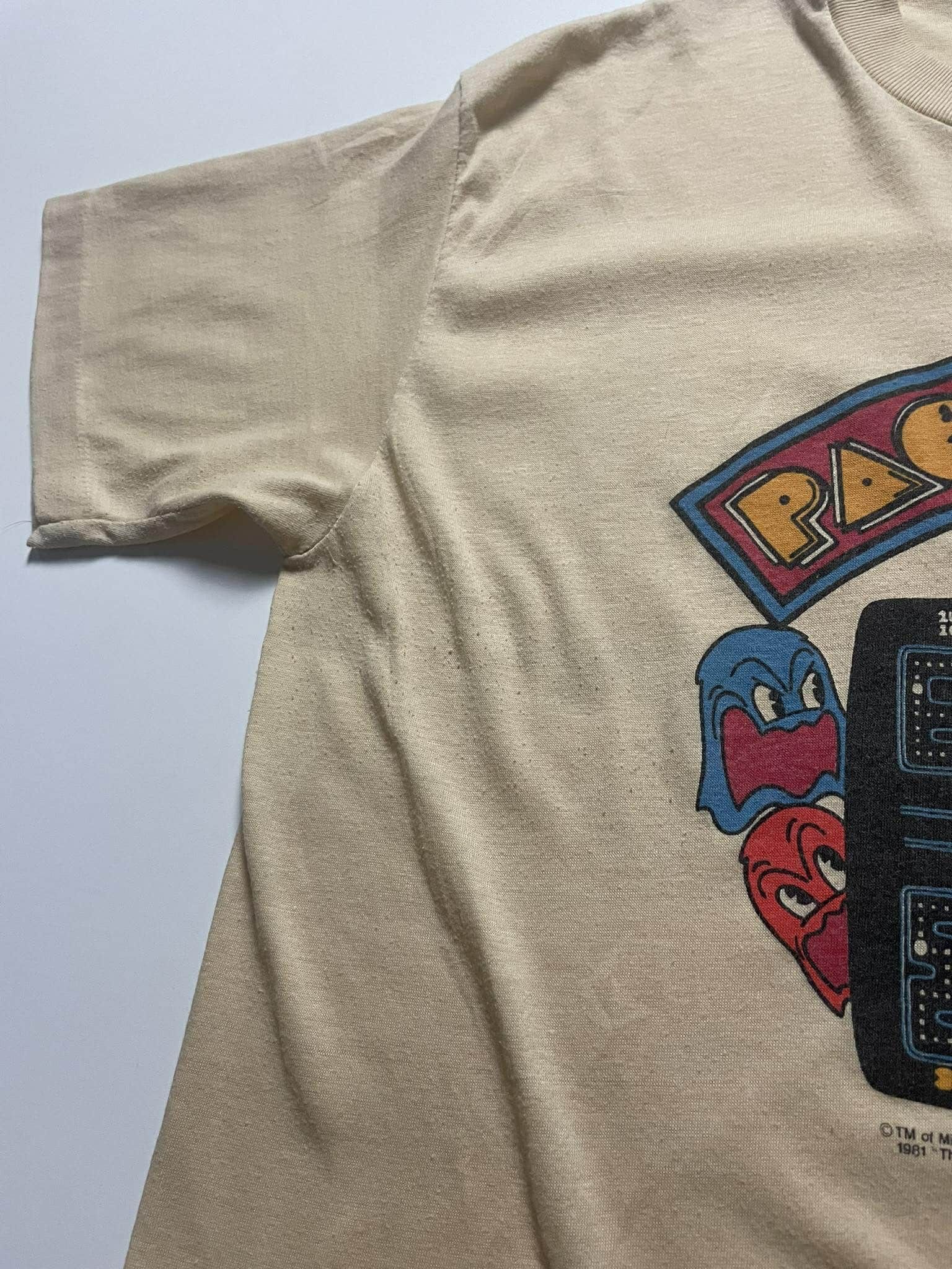 Vintage Vintage 80s Pac Man Video Game Shirt Size US M / EU 48-50 / 2 - 3 Thumbnail