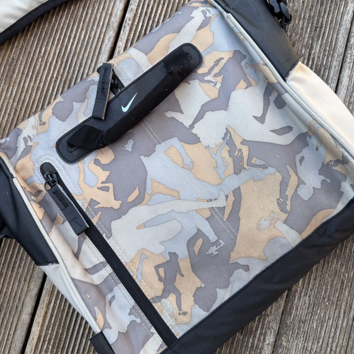 Nike × Vintage Nike Vintage X Cordura Camo Military Shoulder Bag Gym y2k Size ONE SIZE - 9 Thumbnail
