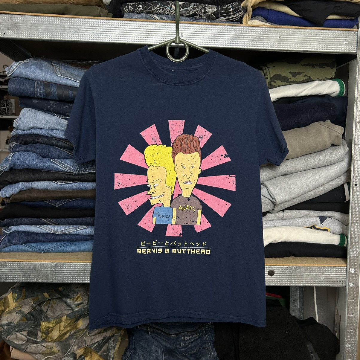 Cartoon Network Vintage Beavis And Butthead Big logo cartoon tee size S Size US S / EU 44-46 / 1 - 1 Thumbnail