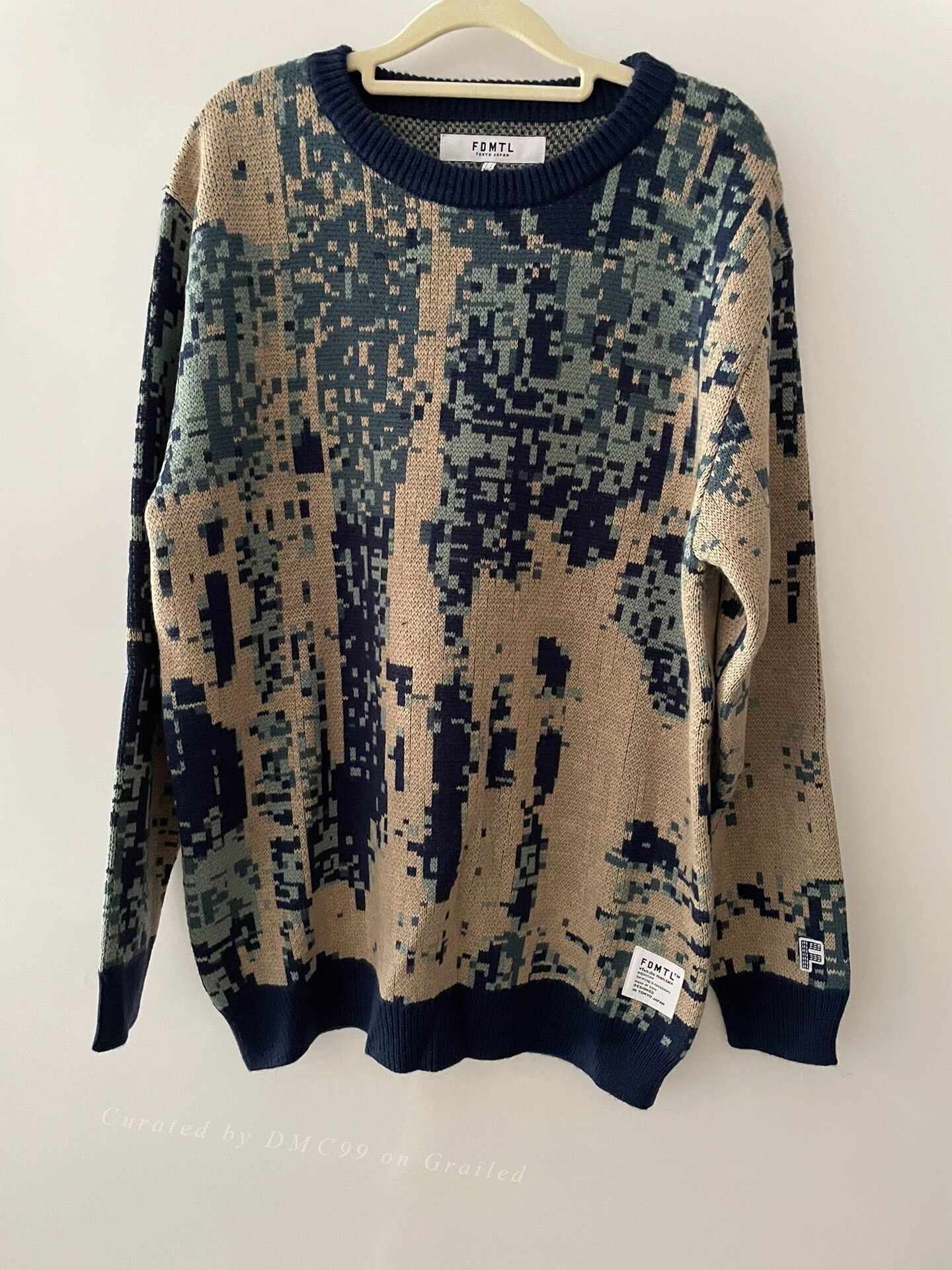 FDMTL FDMTL Digital Boro Knit Sweater Size US XL / EU 56 / 4 - 1 Thumbnail