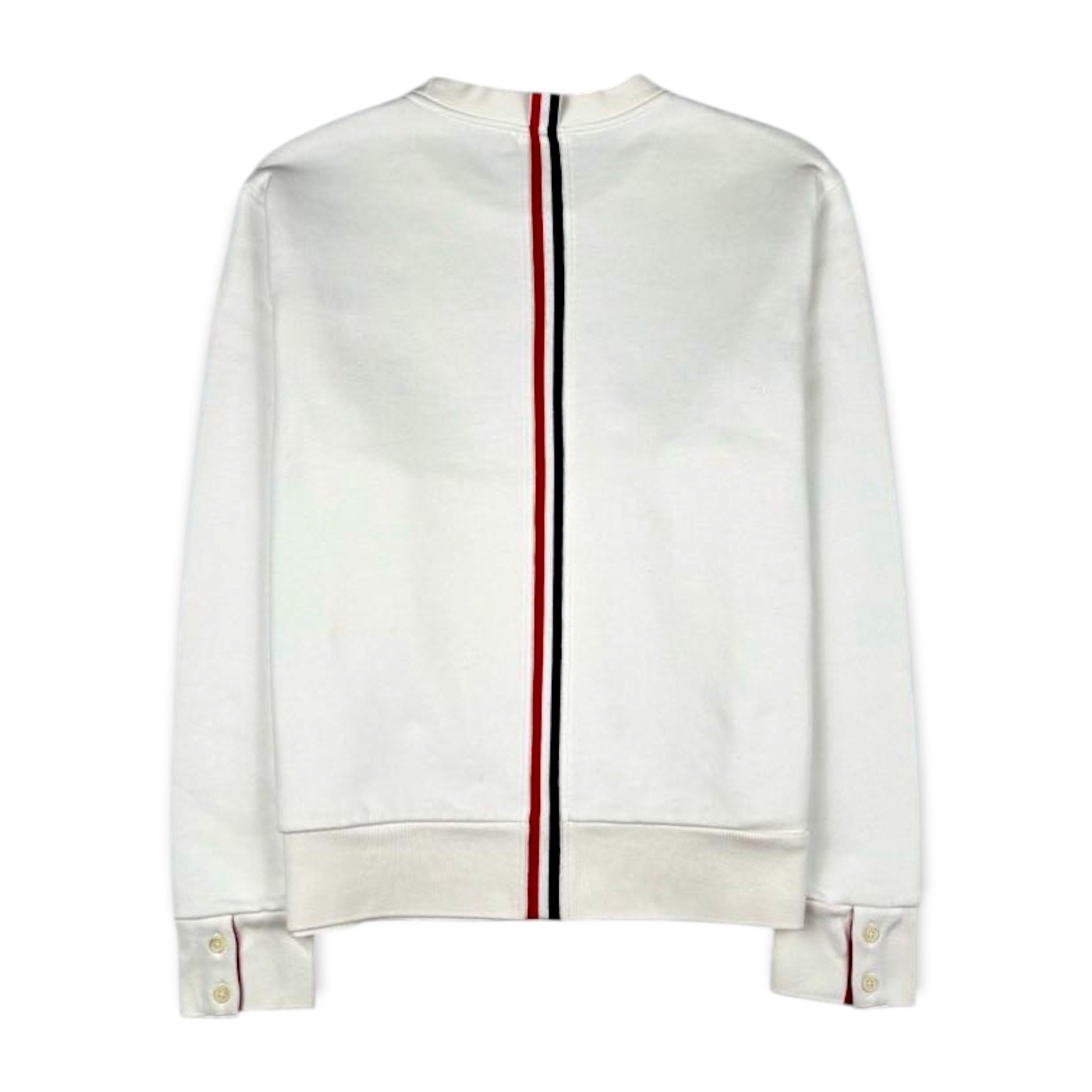 Thom Browne Thom Loopback Center Back Stripe Crewneck Pullover Size US M / EU 48-50 / 2 - 2 Thumbnail