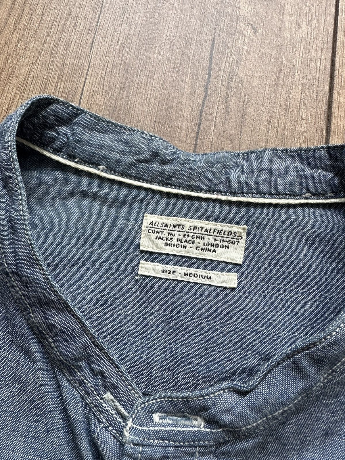 Allsaints × Vintage Shirts long sleeve allsaints Spitalfields size M Size US M / EU 48-50 / 2 - 3 Thumbnail