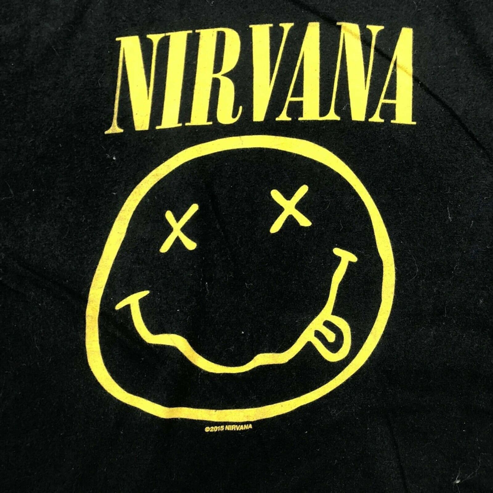 Band Tees 2015 Nirvana T Shirt Smiley Graphic Short Sleeve Band Tee Size US L / EU 52-54 / 3 - 2 Thumbnail