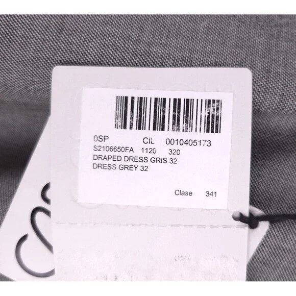 Loewe Loewe Draped Dress Size 32 XXS 00 Gray Wool $1850 Size XXS / US 00 / IT 34 - 12 Thumbnail