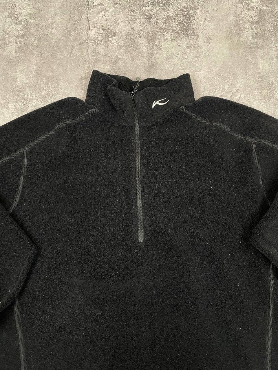 KJUS Kjus Men Fleece Half Zip Pullover Jacket Black Size M Size US M / EU 48-50 / 2 - 2 Thumbnail
