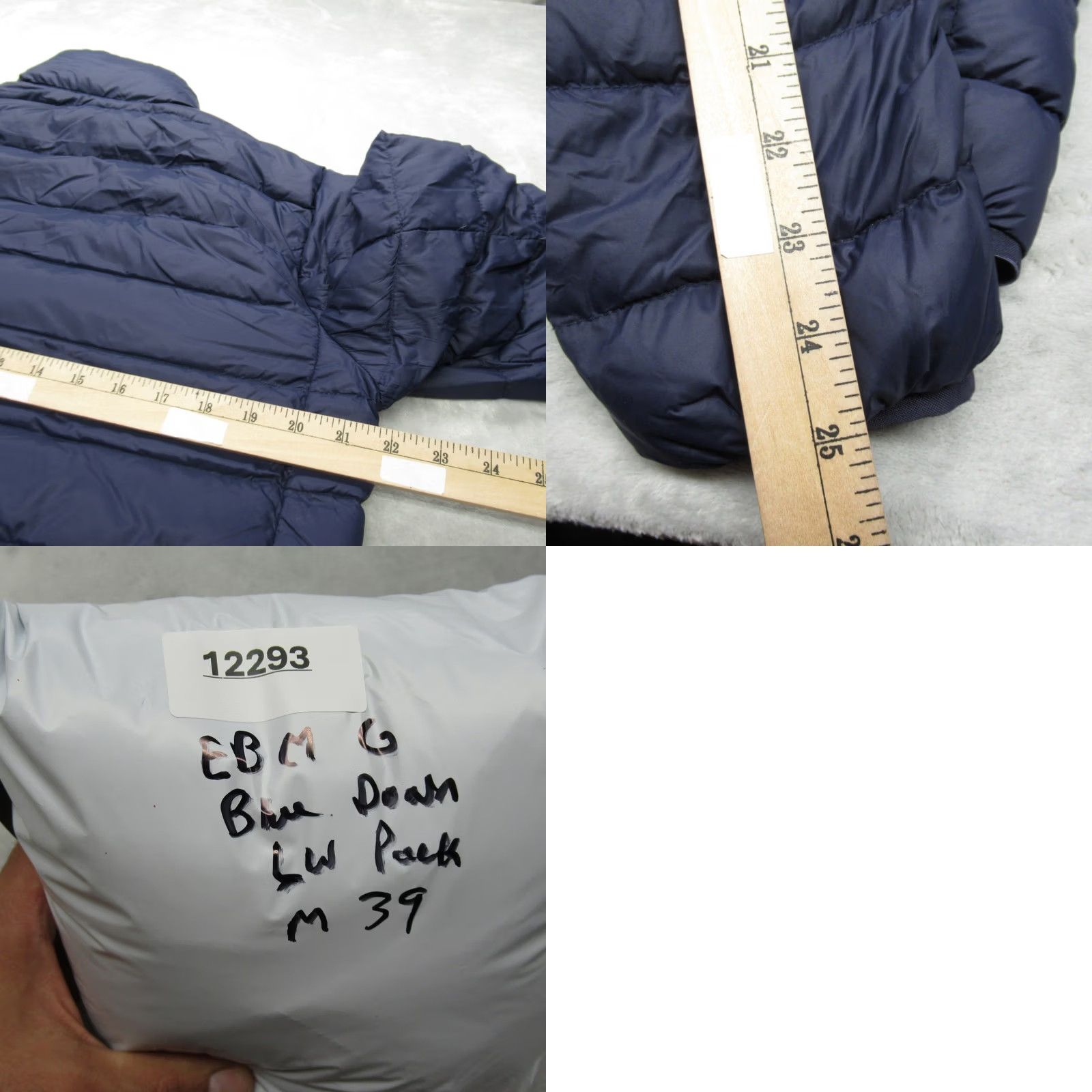 Eddie Bauer Eddie Bauer Down Jacket Mens Medium Blue Puffer Lightweight Packable 650 Fill Size US M / EU 48-50 / 2 - 9 Thumbnail