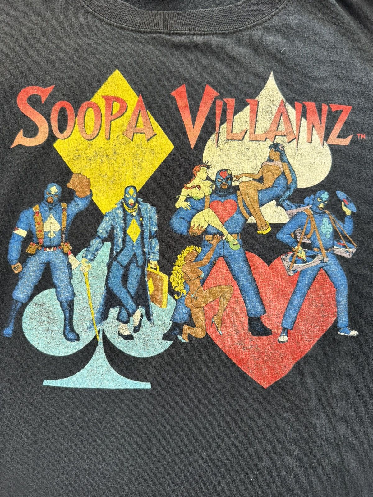 Vintage RARE ‘Soopa Villainz’ Vintage Graphic Tee Size US L / EU 52-54 / 3 - 2 Thumbnail