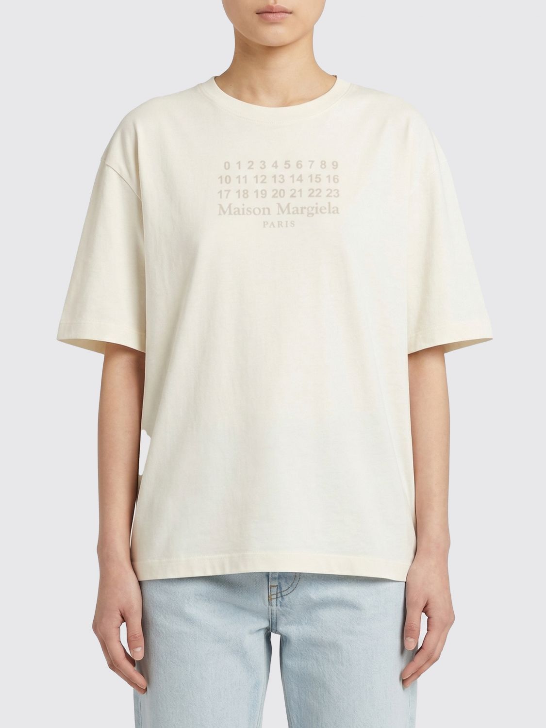 Maison Margiela Maison Margiela T-Shirt Woman White Size S / US 4 / IT 40 - 1 Thumbnail