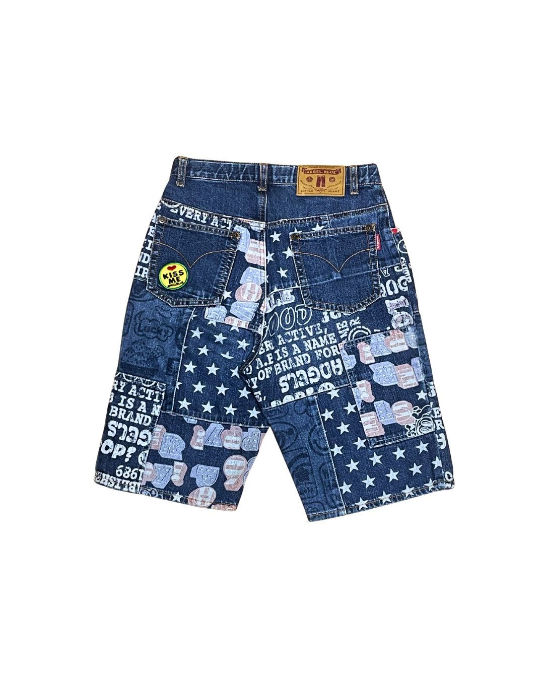 Angel Blue Angel Blue Japan All-Over Print Graphic Shorts JDM Y2K Style Size 28" / US 6 / IT 42 - 3 Thumbnail