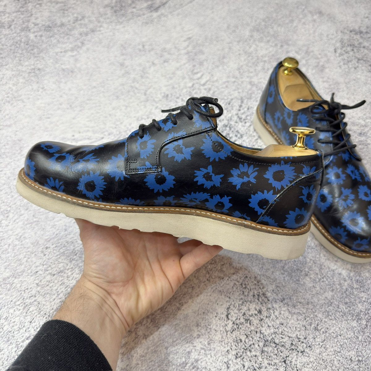 Designer × Soulland Soulland Mens Leather Derbies US9 UK8 EU42 27cm Size US 9 / EU 42 - 8 Thumbnail