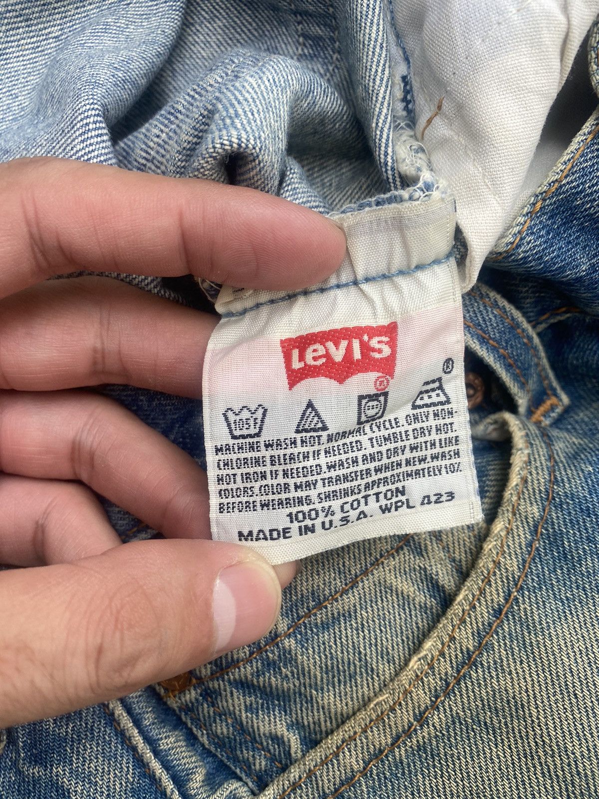 Levi's Vintage Clothing × Vintage Vintage Levis 501xx Distressed Denim Size US 29 - 21 Thumbnail