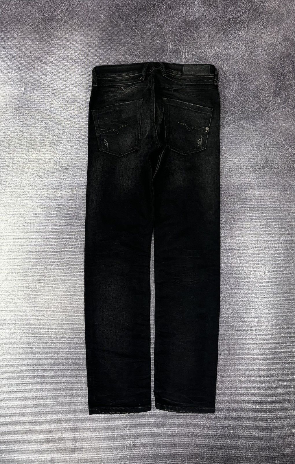 Diesel Diesel Belther NWT Regular Slim Hype Black Denim Jeans Size US 28 / EU 44 - 2 Thumbnail
