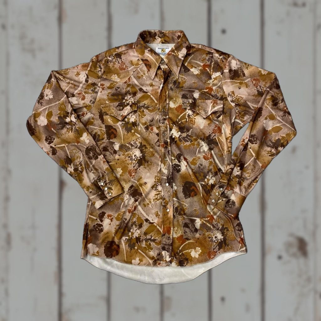 Vintage VINTAGE Dickson Jenkins Shirt Men 16-34 Pearl Snap Western Cowboy Rodeo Shirt Size US L / EU 52-54 / 3 - 1 Thumbnail