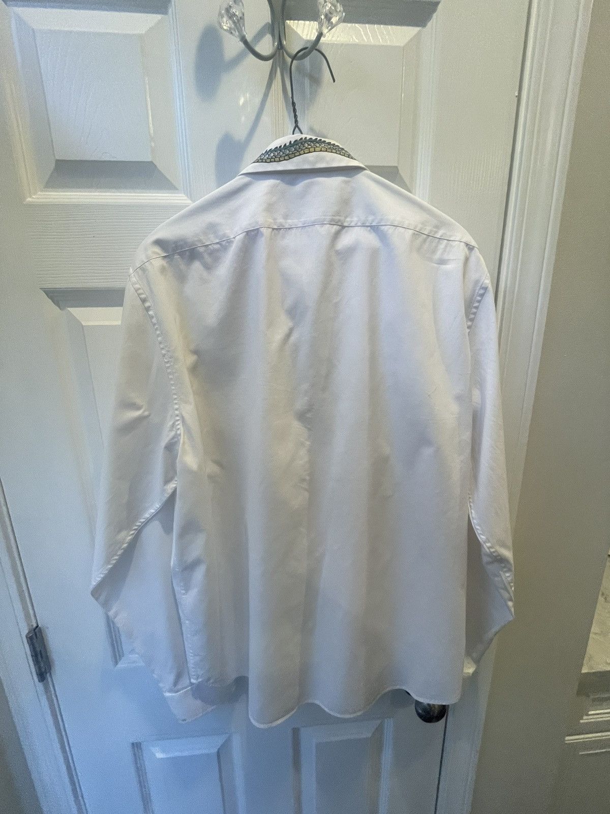 image of 1017 Alyx 9Sm x Givenchy Studio Homme Dress Shirt in White, Men's (Size Large)