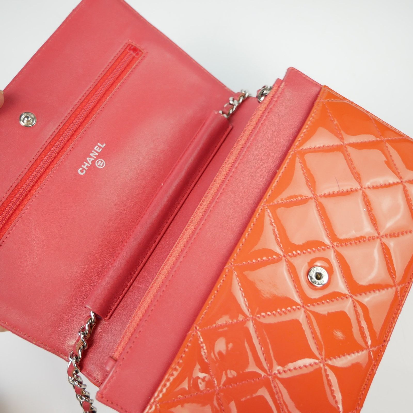 Chanel Chanel Quilted Patent Leather Wallet-on-Chain Bag Size ONE SIZE - 7 Thumbnail
