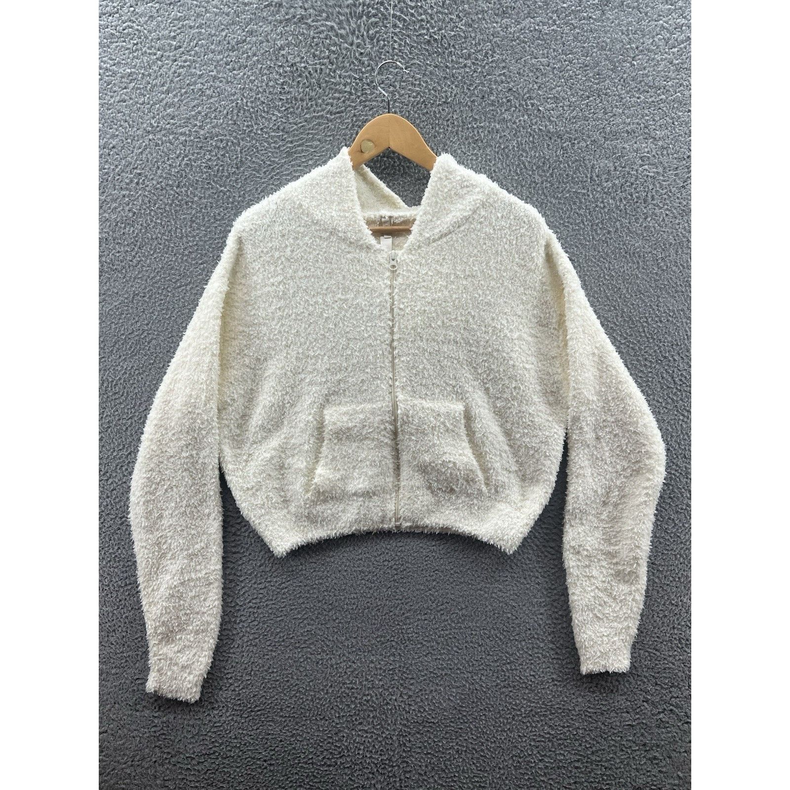 SKIMS Skims Fuzzy Fleece Teddy Bear Full Sweatshirt Women’s Large Size L / US 10 / IT 46 - 1 Thumbnail