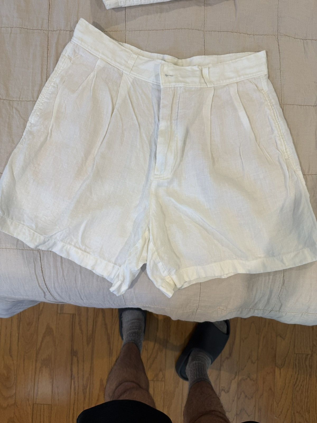 ALD White Linen Short