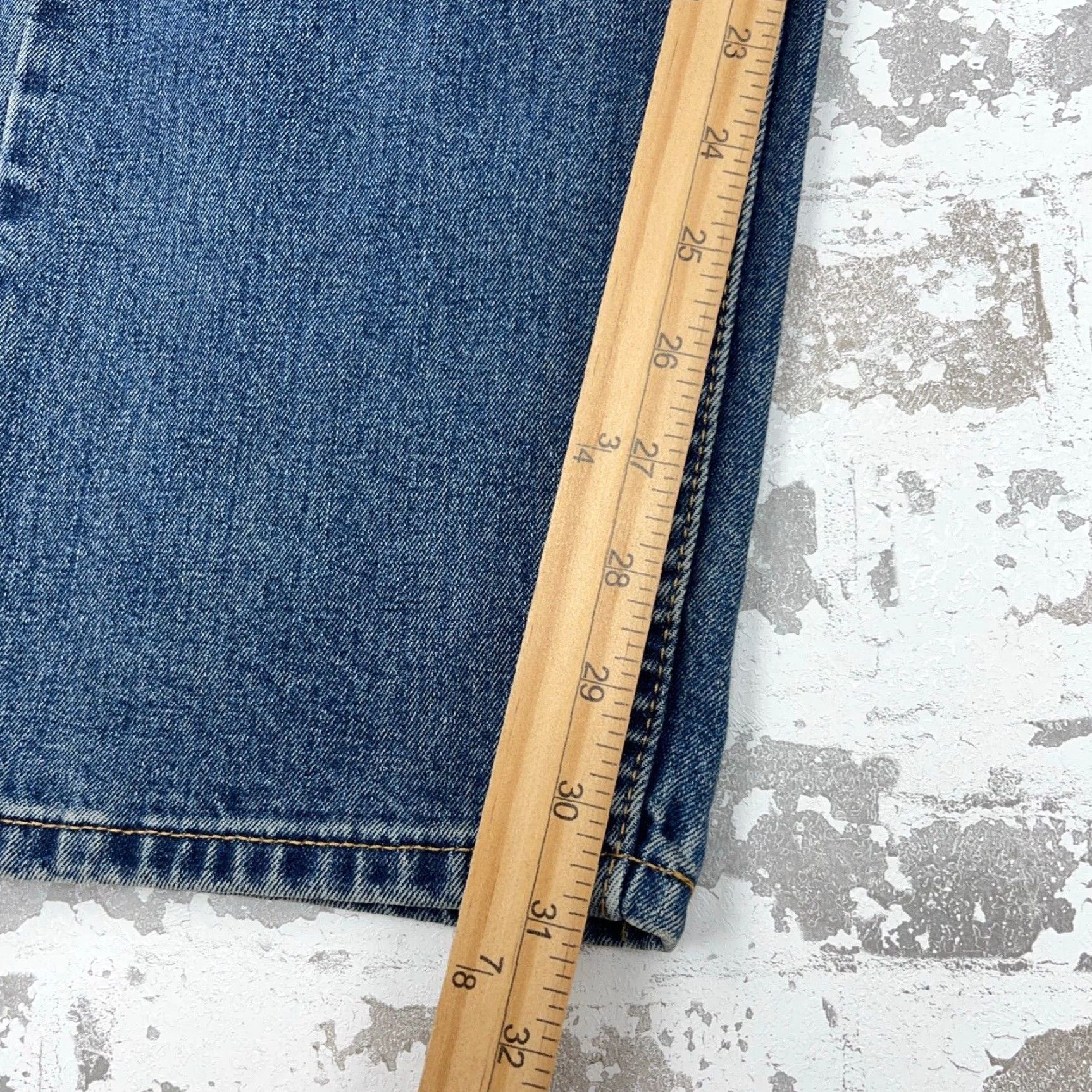 Levi's Levi's 505 Jeans Men Regular Stone Wash Blue 40x32 Straight Fit Denim Waist 40 Inseam 32 Pockets Zip Button Size US 40 / EU 56 - 7 Thumbnail
