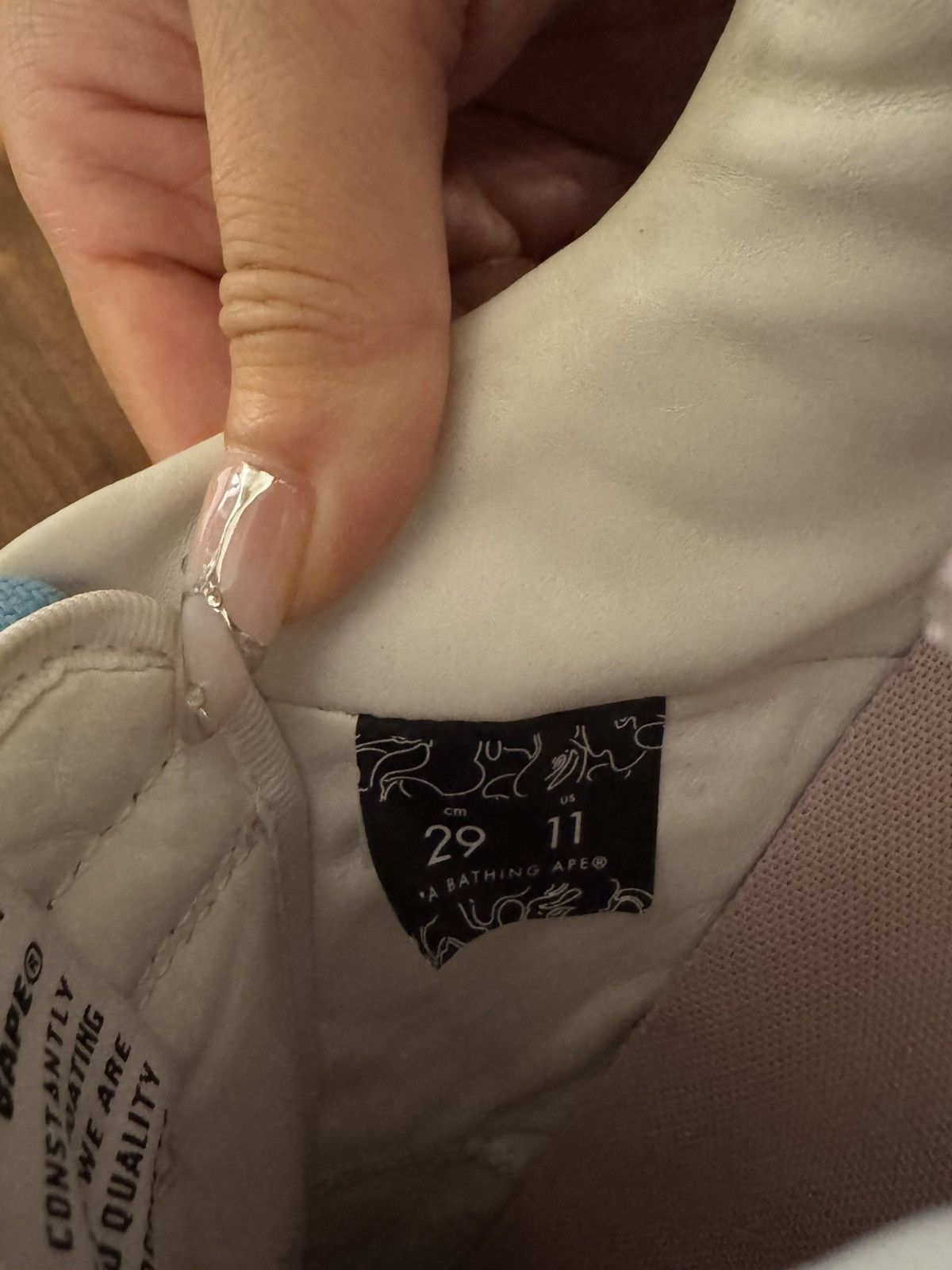 Bape Bapesta - Pastel Pink Size US 11 / EU 44 - 6 Thumbnail