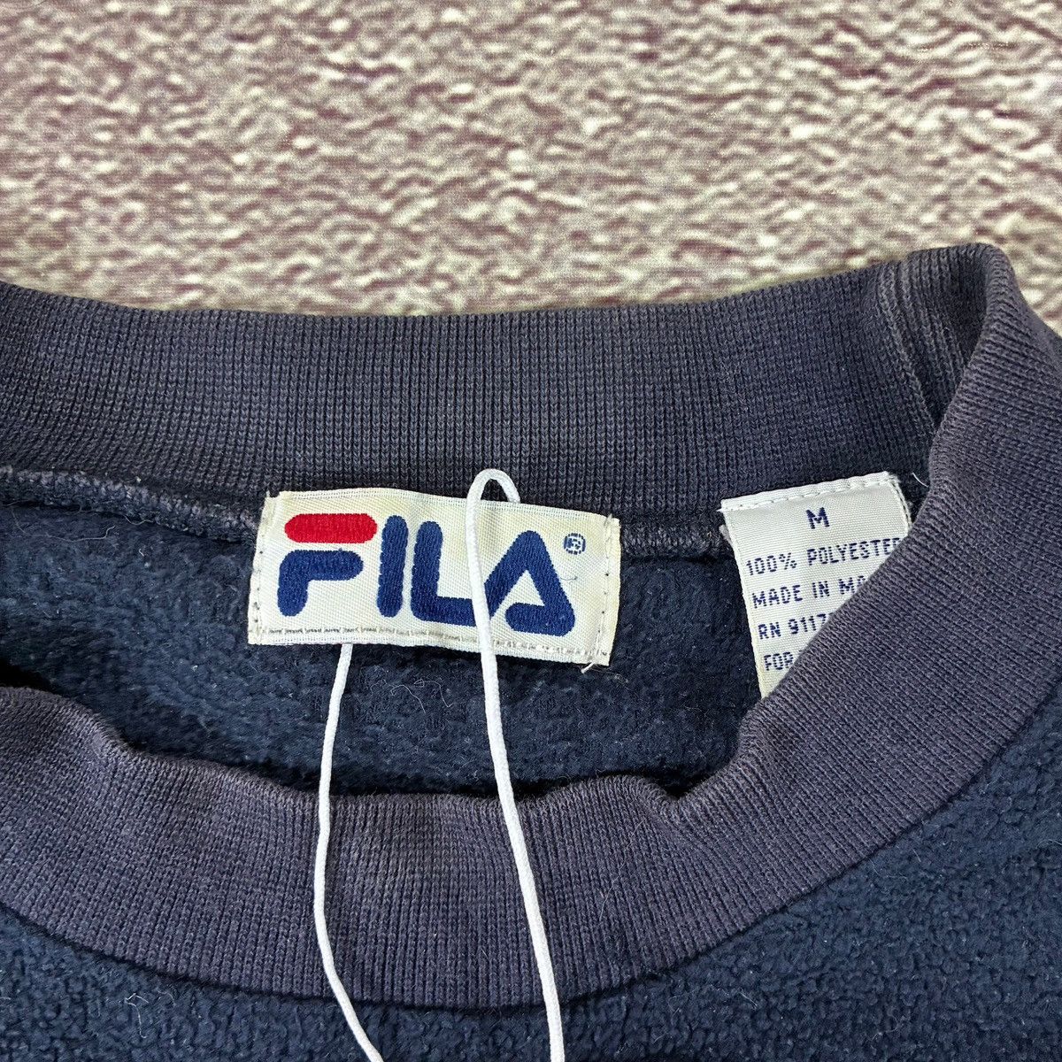 Fila Mens FILA Vintage Fleece Sweatshirt Size M Size US L / EU 52-54 / 3 - 4 Thumbnail