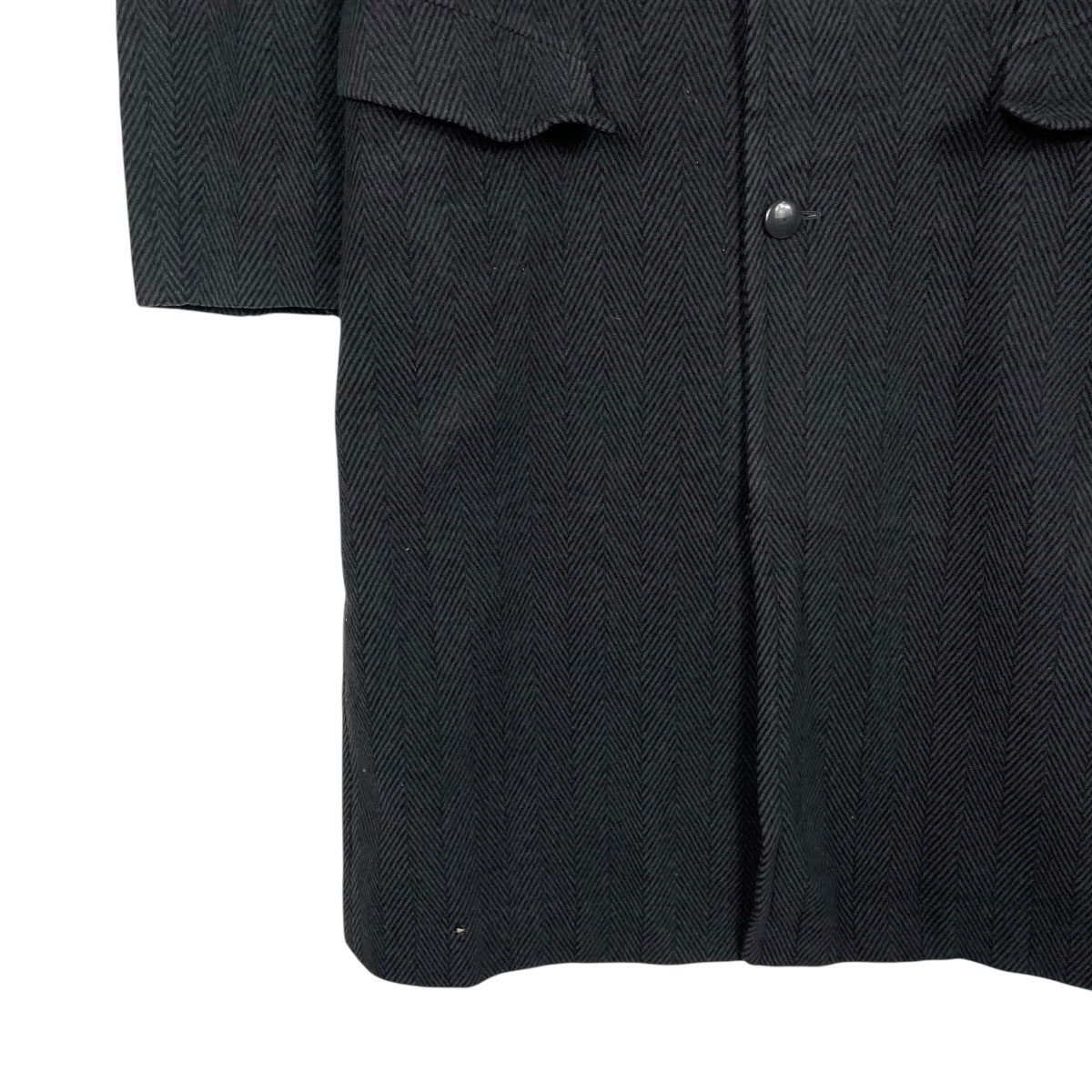 Thierry Mugler Vintage Thierry Mugler Herringbone Wool Coat Size US M / EU 48-50 / 2 - 4 Thumbnail