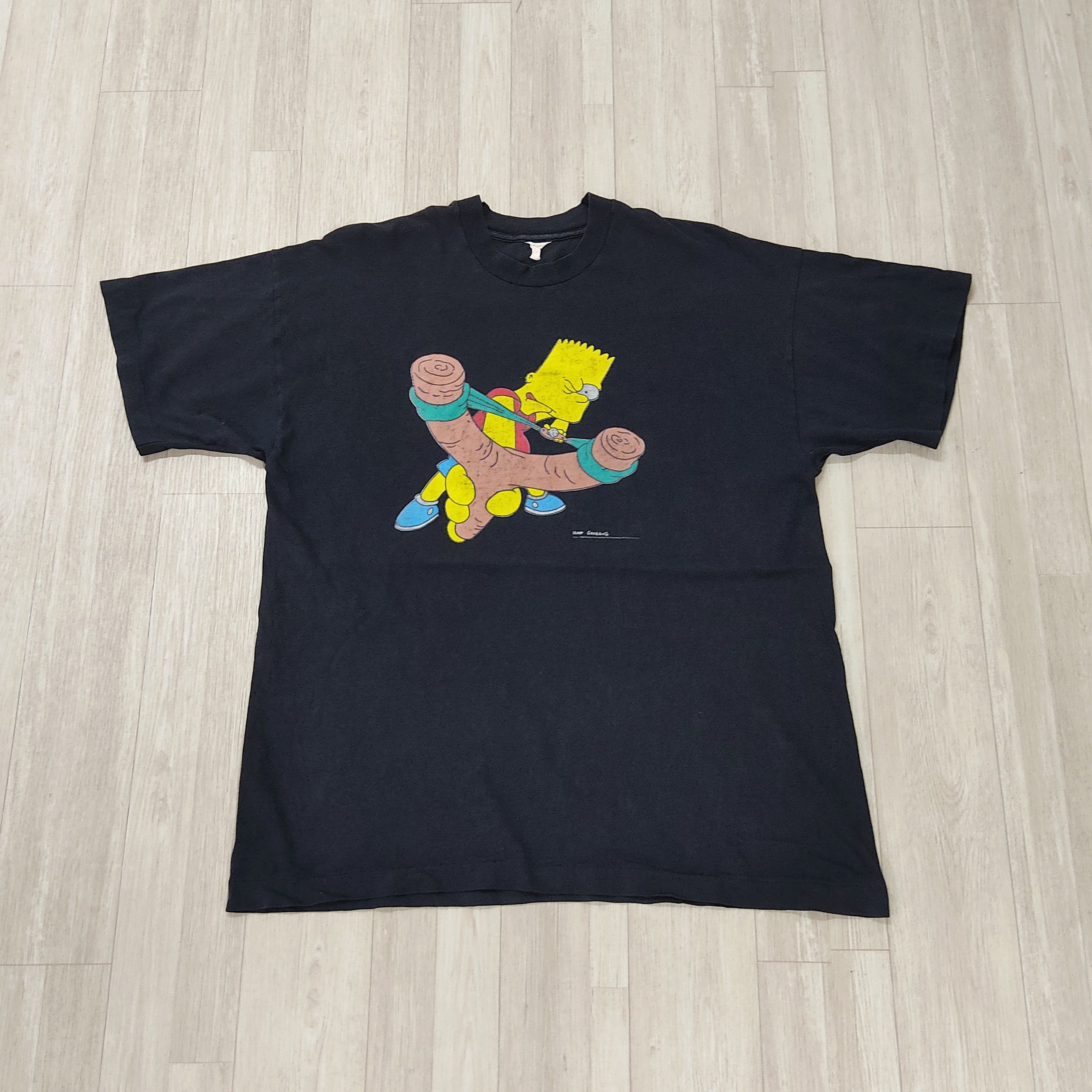 Vintage Vintage Simpsons Screen Stars T-shirt Size US XL / EU 56 / 4 - 3 Thumbnail