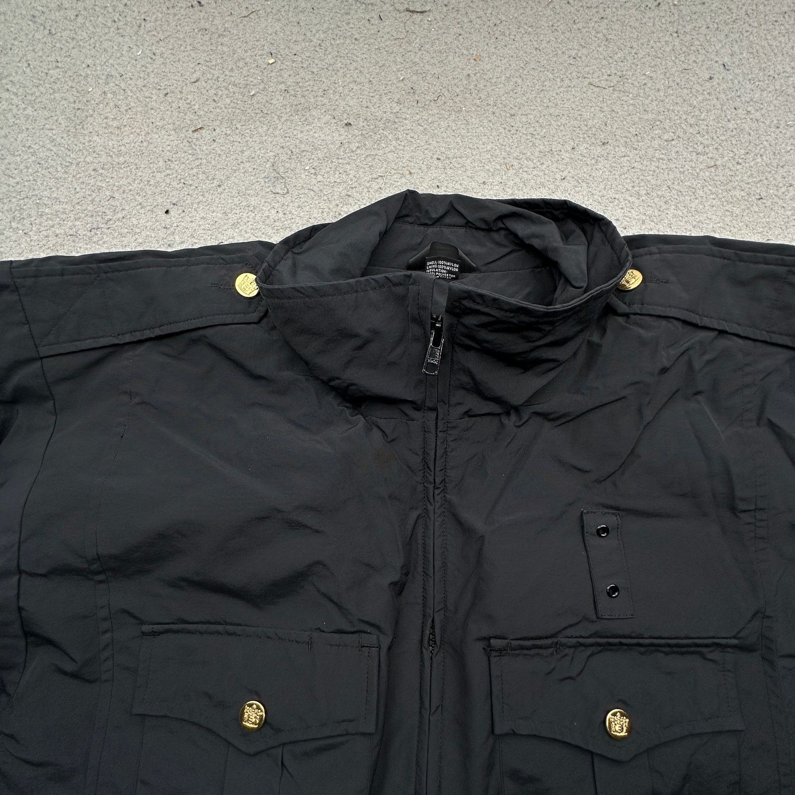 Other Blauer Tactical Nylon Bomber Jacket Medium Black Zip Liner Size US L / EU 52-54 / 3 - 9 Thumbnail