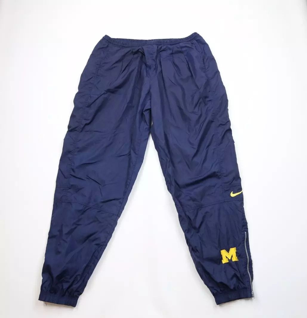 Vintage 90s Nike University Michigan Football Joggers Pants