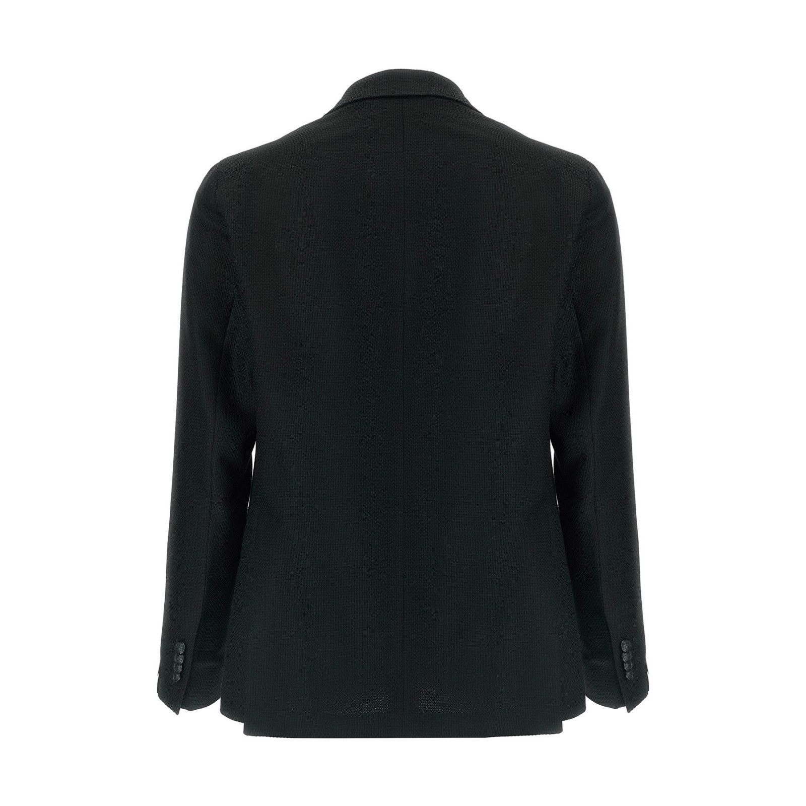 Tagliatore TAGLIATORE Micro Squares Black Wool Blazer New & Authentic ( Size US M / EU 48-50 / 2 - 2 Thumbnail