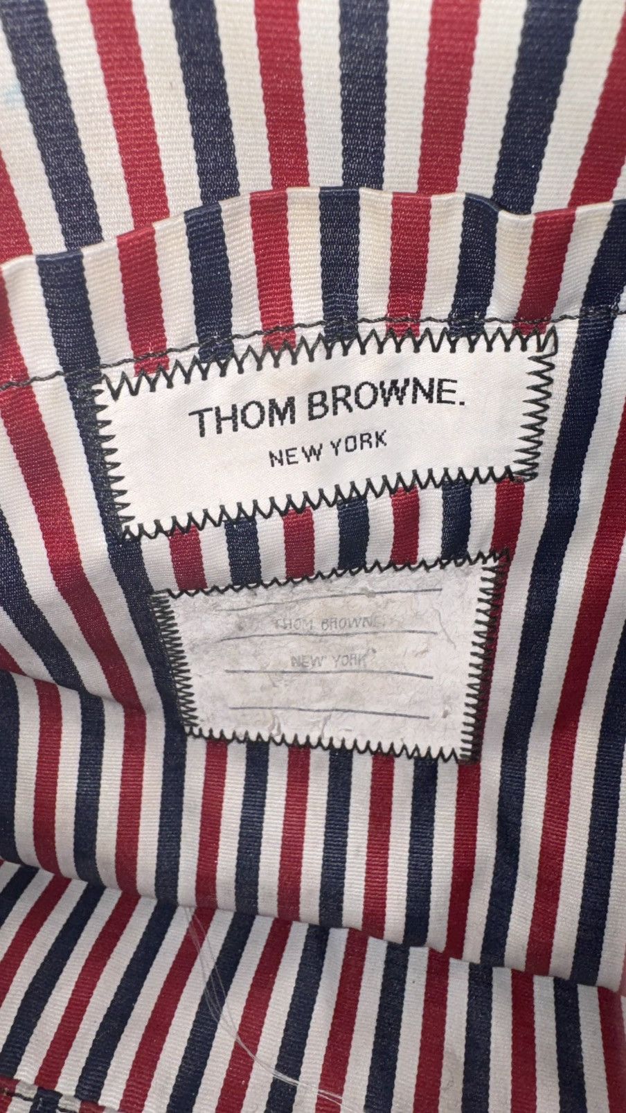 Thom Browne Thom Browne Pebbled Leather Tote Size ONE SIZE - 9 Thumbnail