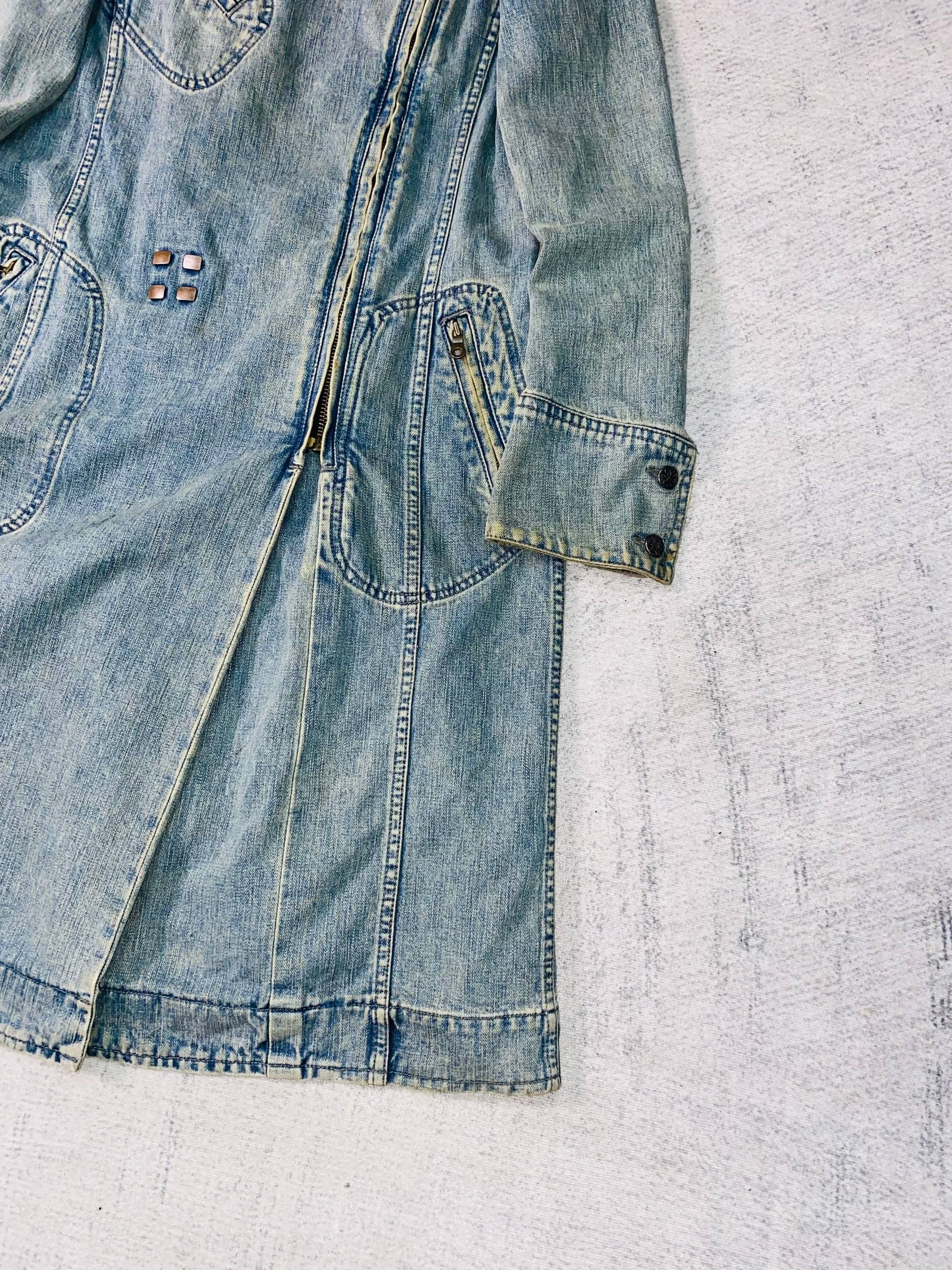 Roen Roen Rugged Denim Long Jacket Size S / US 4 / IT 40 - 5 Thumbnail