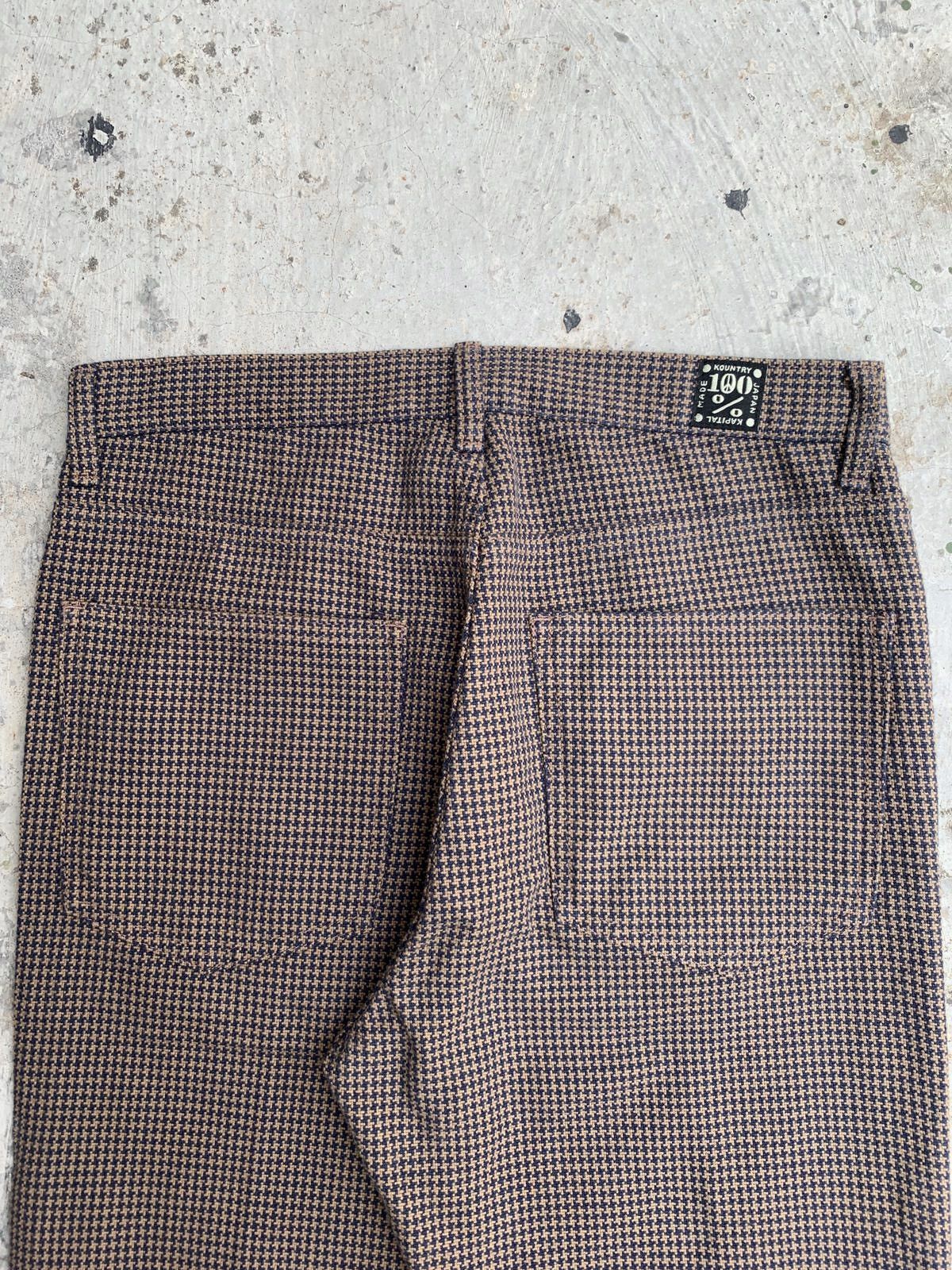 Kapital Kountry Flared Houndstooth Trousers Size US 32 / EU 48 - 10 Thumbnail
