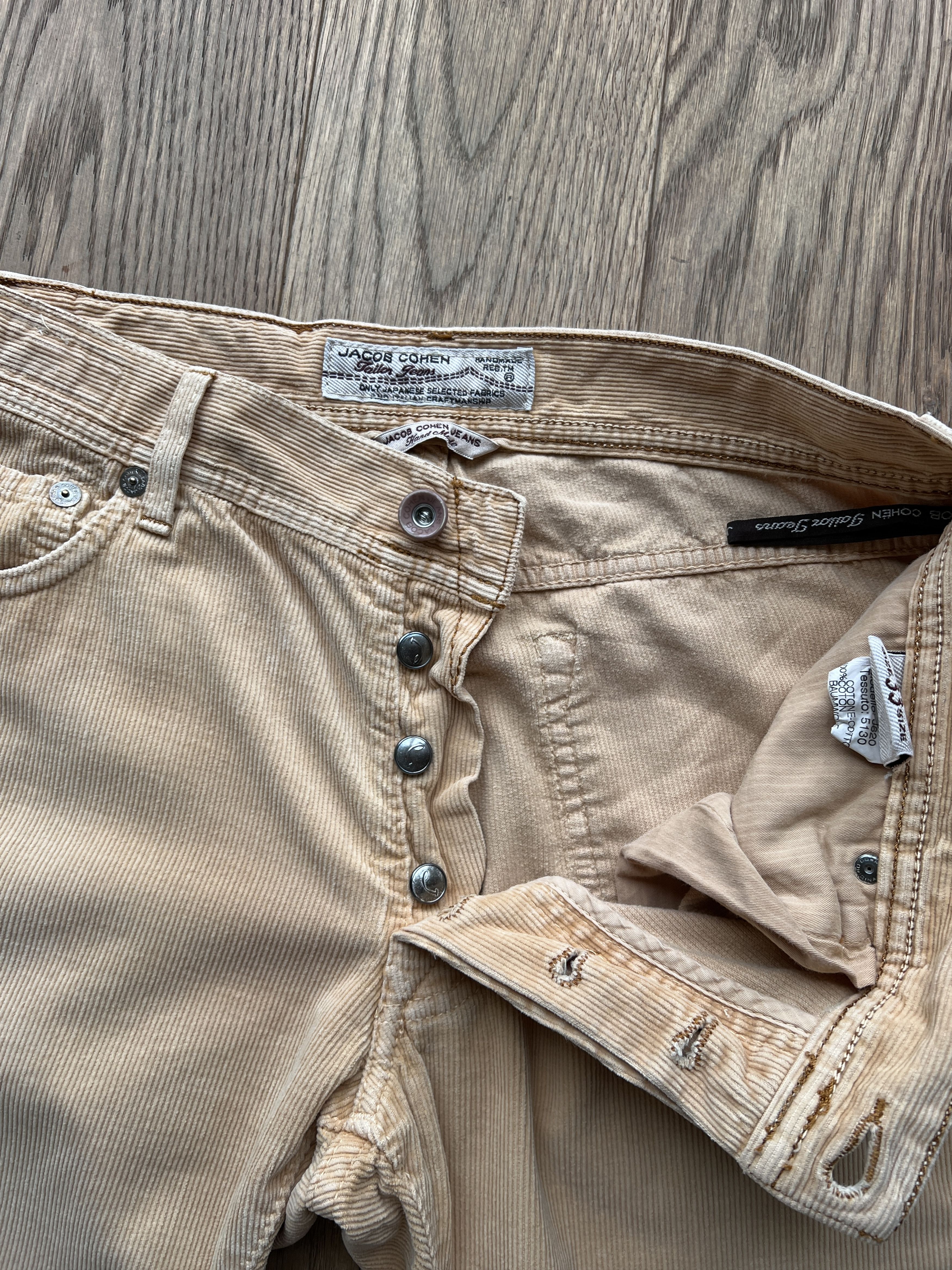 Jacob Cohen Jacob Cohën Italy Handmade designer corduroy pants velvet Size US 32 / EU 48 - 18 Thumbnail