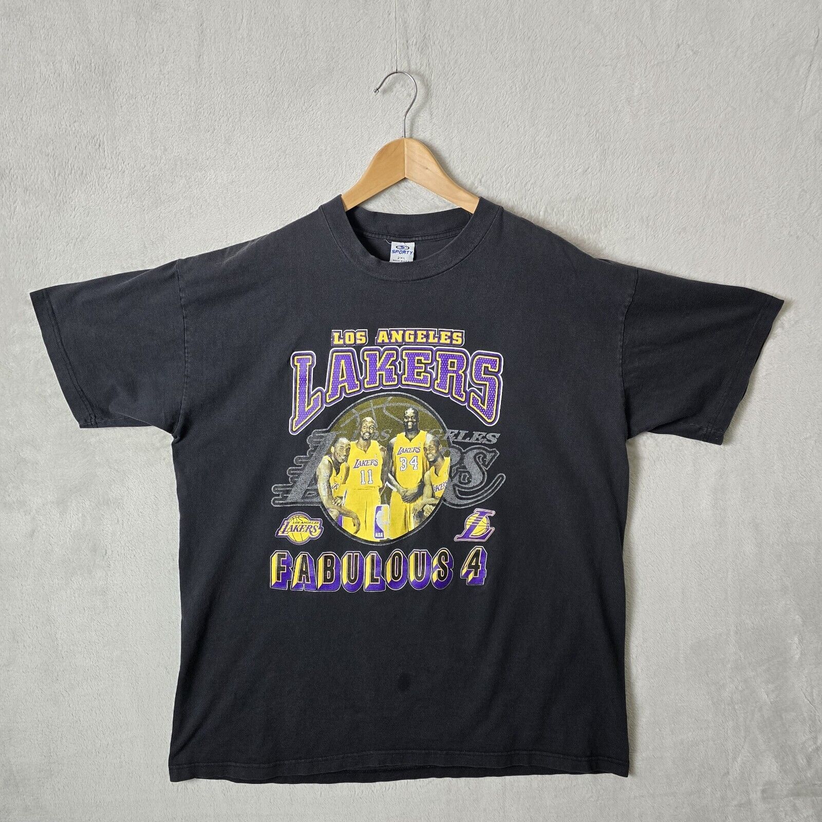 NBA Vintage Los Angeles Lakers 2004 Shirt XXL Kobe Shaq Y2K Size US XXL / EU 58 / 5 - 2 Thumbnail
