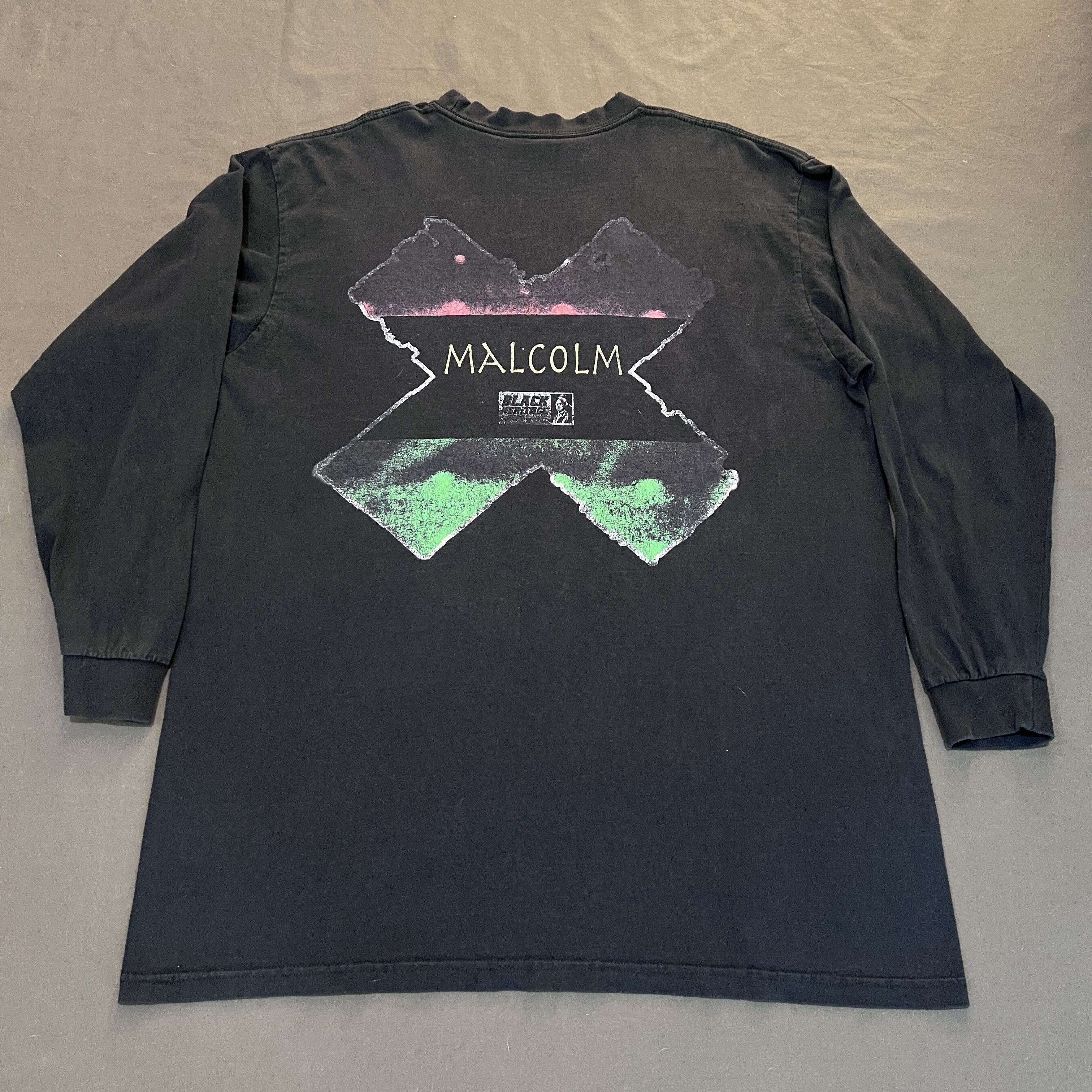 Rap Tees Vintage Y2K Malcolm X Black history heritage Tee XL Faded Size US XL / EU 56 / 4 - 10 Thumbnail