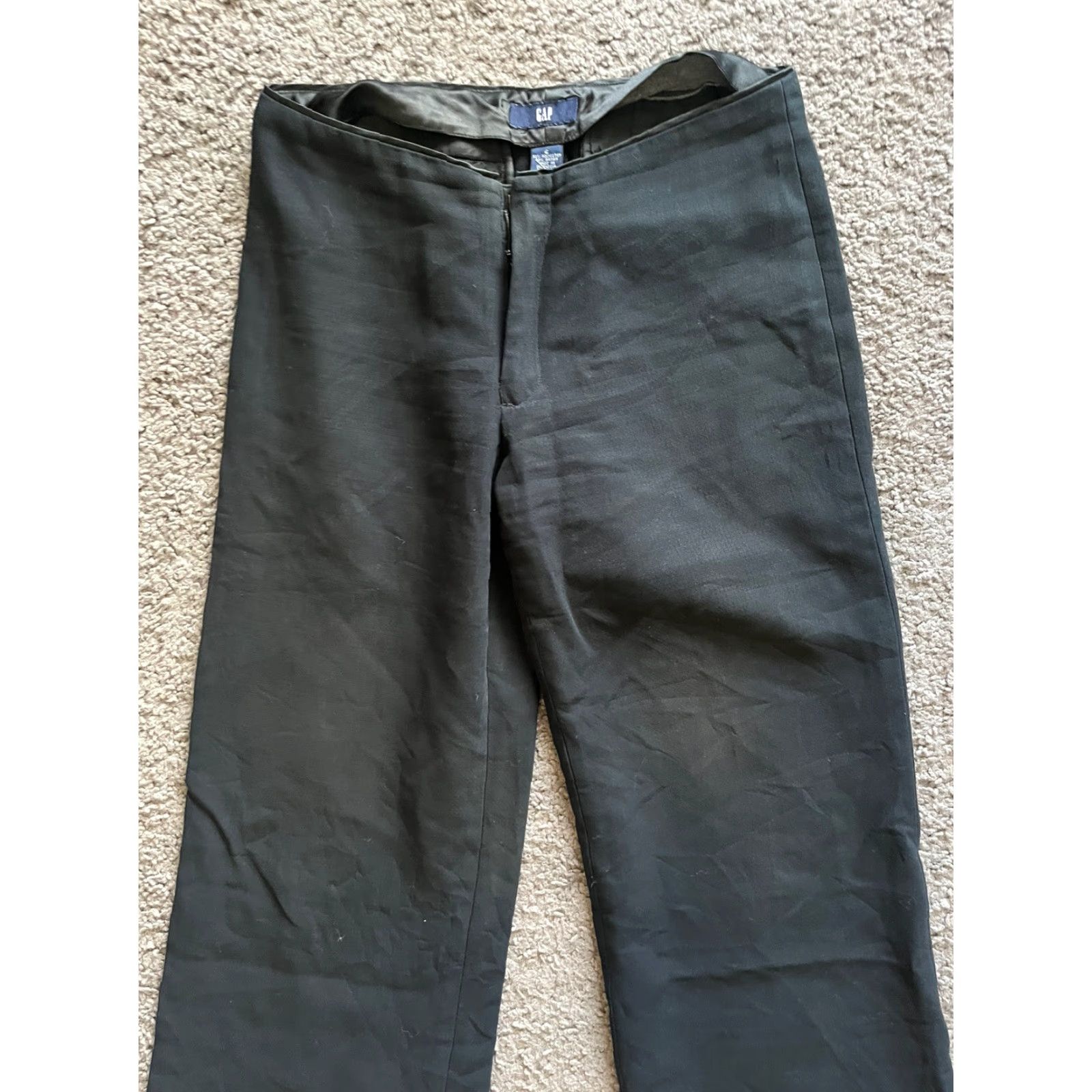Gap Gap Womens Black Solid Trouser Pants Size 6 Polyester Size 28" / US 6 / IT 42 - 2 Thumbnail