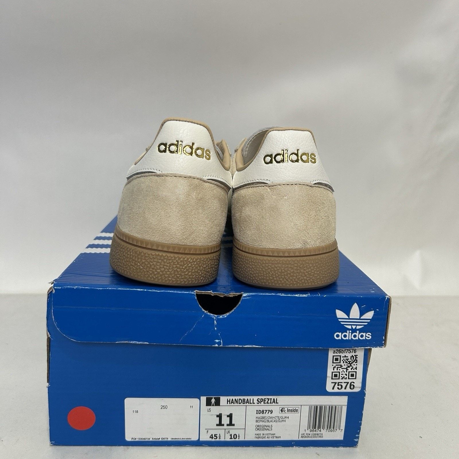 Adidas adidas Handball Spezial 'Magic Beige Gum' ID8779 Size US 10.5 / EU 43-44 - 4 Thumbnail
