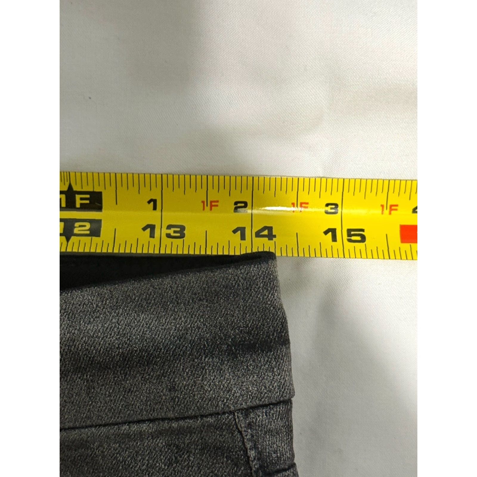 Frank & Eileen VINTAGE Frank & Eileen Women's Slim Fit Crop Jeans Silver 28 High Rise Metallic 2010s Made in USA Size 28" / US 6 / IT 42 - 5 Thumbnail