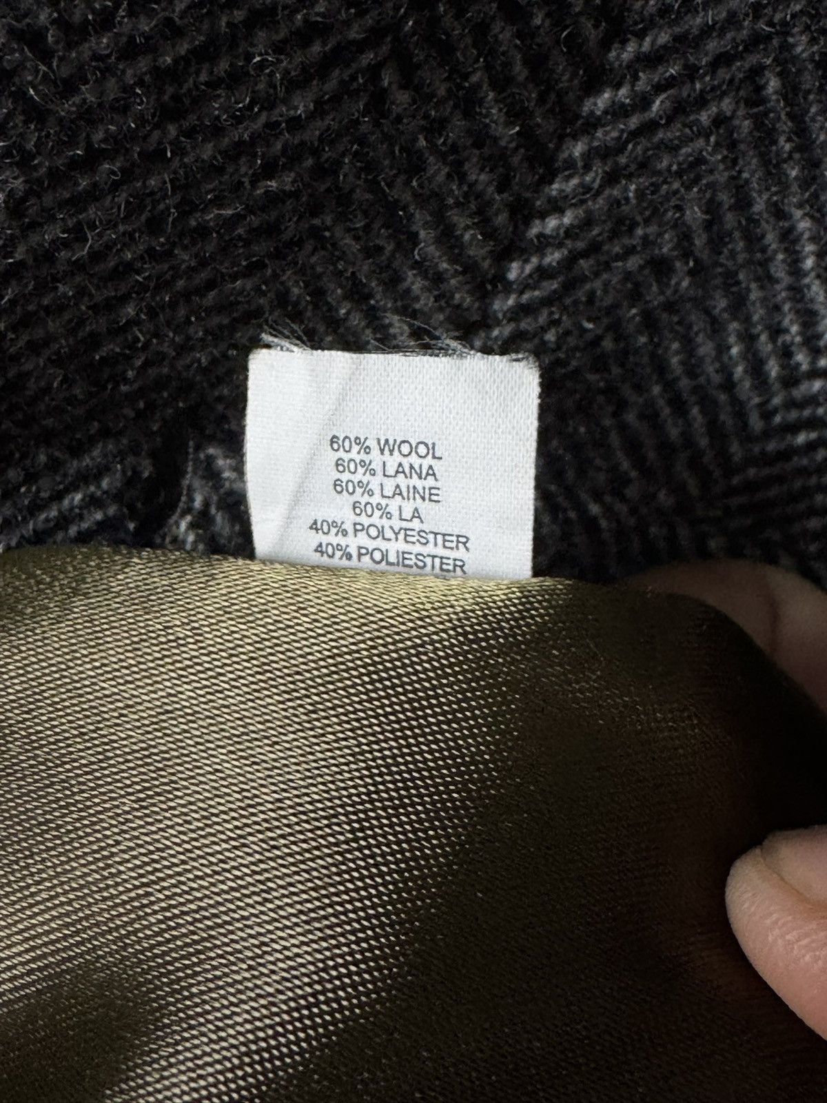 Gant Rugger Gant Rugger Wool Herringbone Overcoat Size US S / EU 44-46 / 1 - 4 Thumbnail