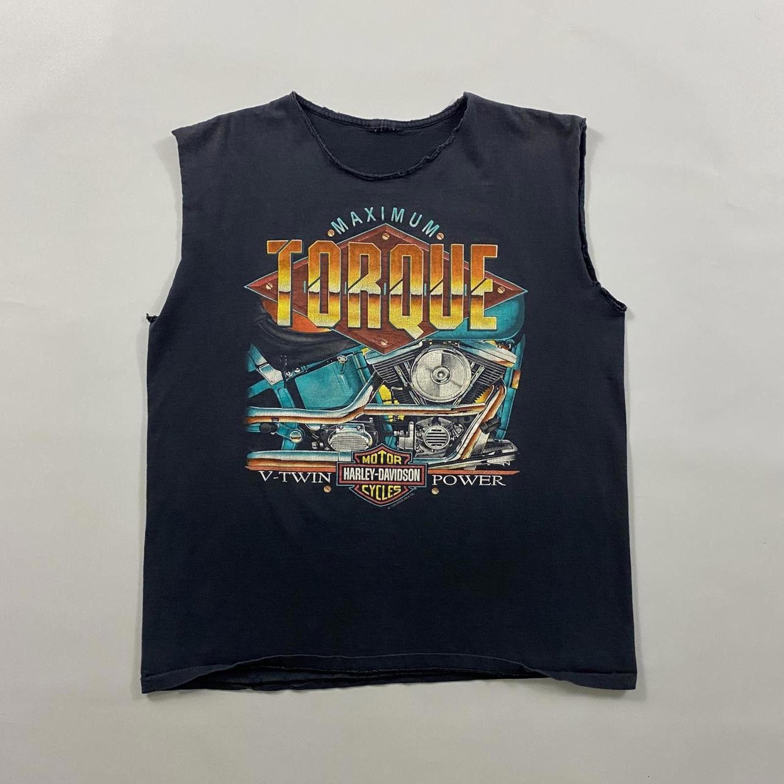 Harley Davidson 1988 Harley Davidson black sleeveless shirt harley Size US XL / EU 56 / 4 - 1 Thumbnail
