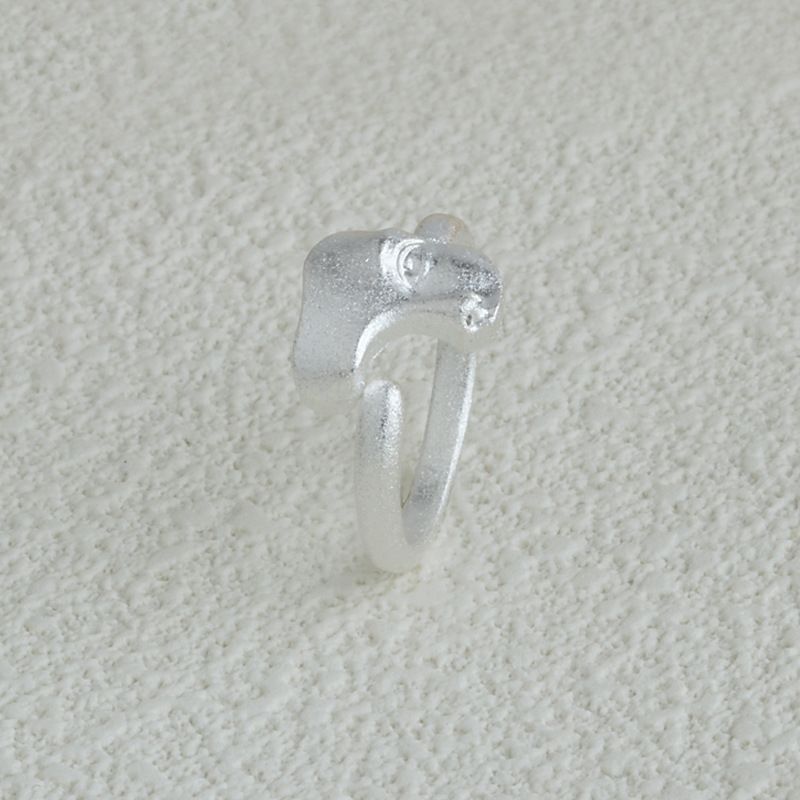 Jewelry Punk Jewelry Rings Open Size Chrome Ring (Size 7-13) Size ONE SIZE - 6 Thumbnail