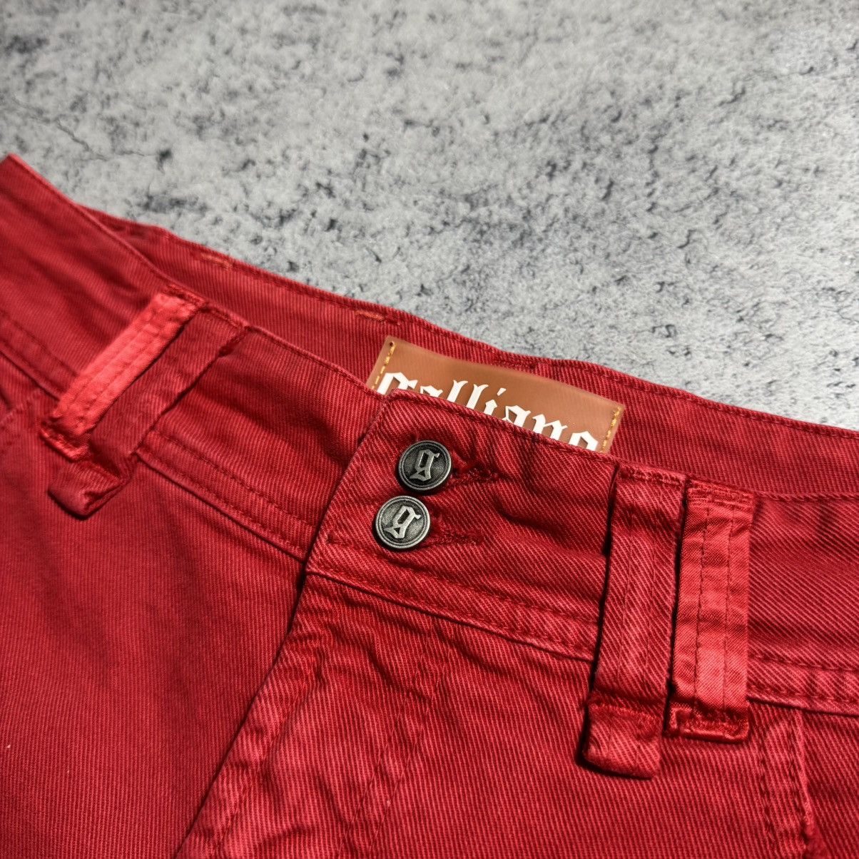 John Galliano NEW Galliano Y2K 00s Mini Shorts With Bow Size 27" / US 4 / IT 40 - 5 Thumbnail